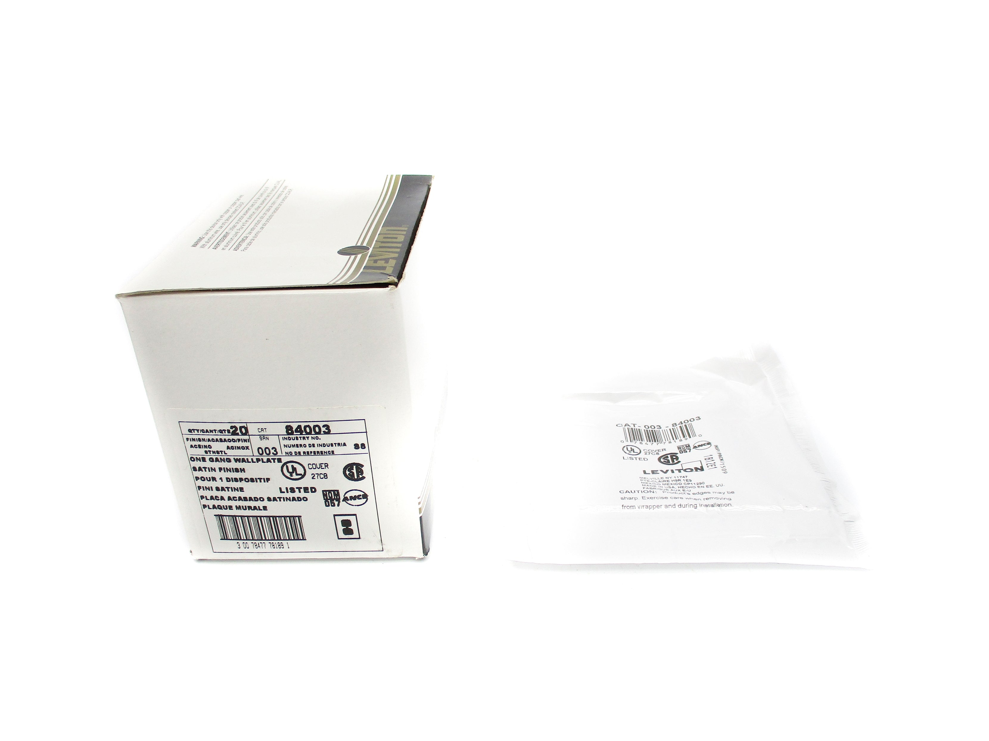 LEVITON 84003 (PKG OF 20) NSMP