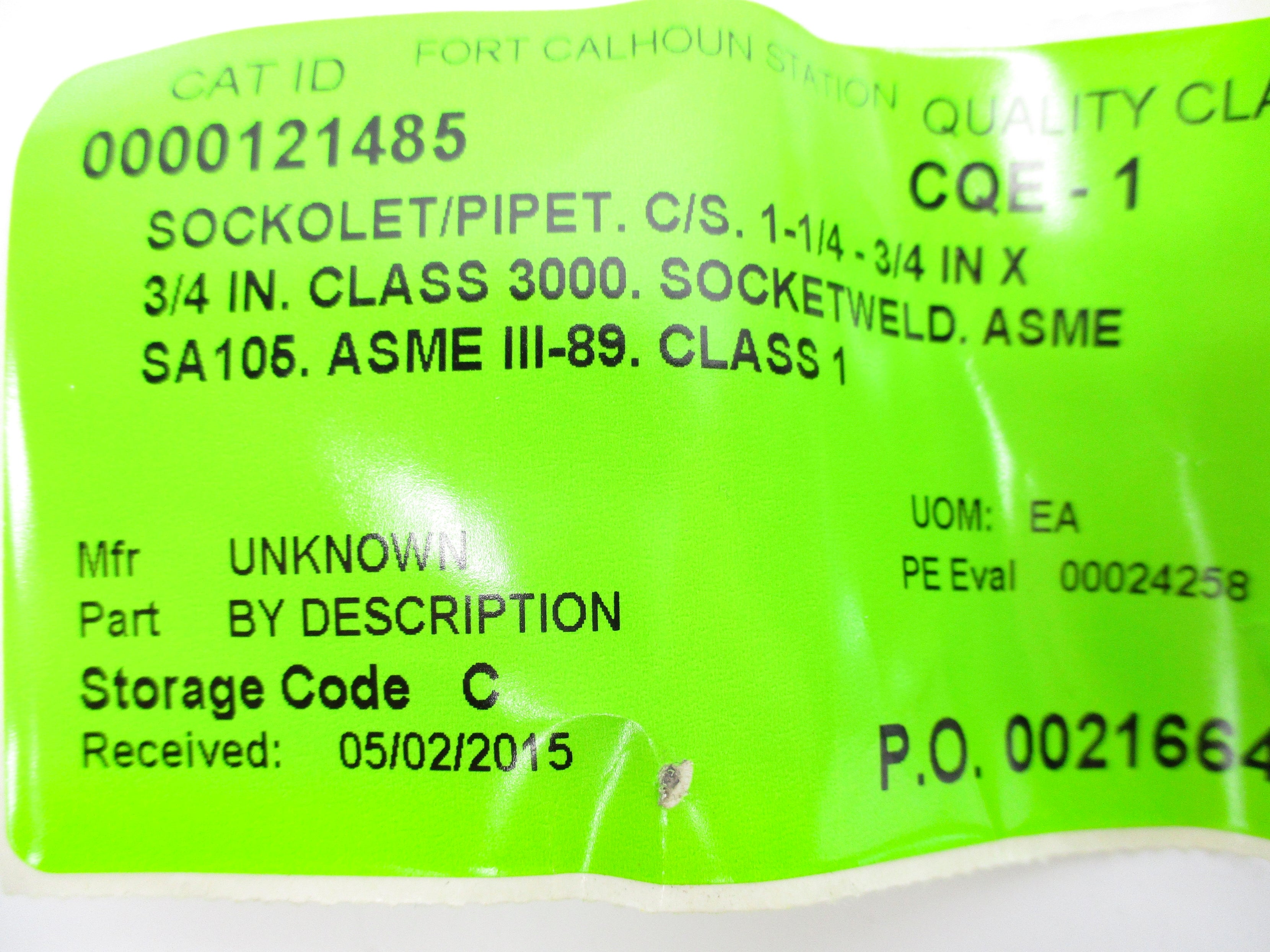 INDUSTRIAL MRO SA105 ASME111-89 NSNP