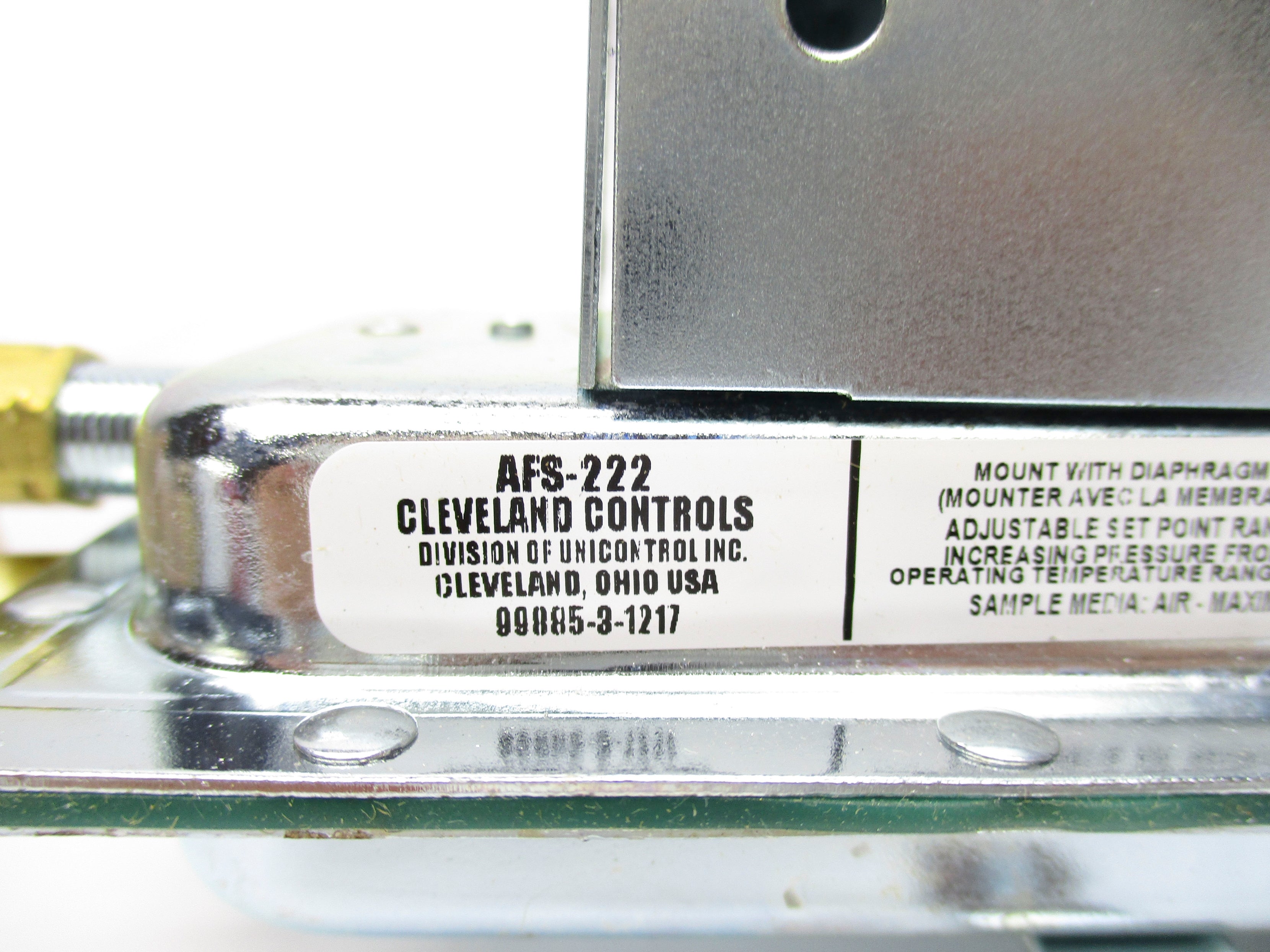 CLEVELAND CONTROLS AFS-222-221 120-277VAC 15A NSMP
