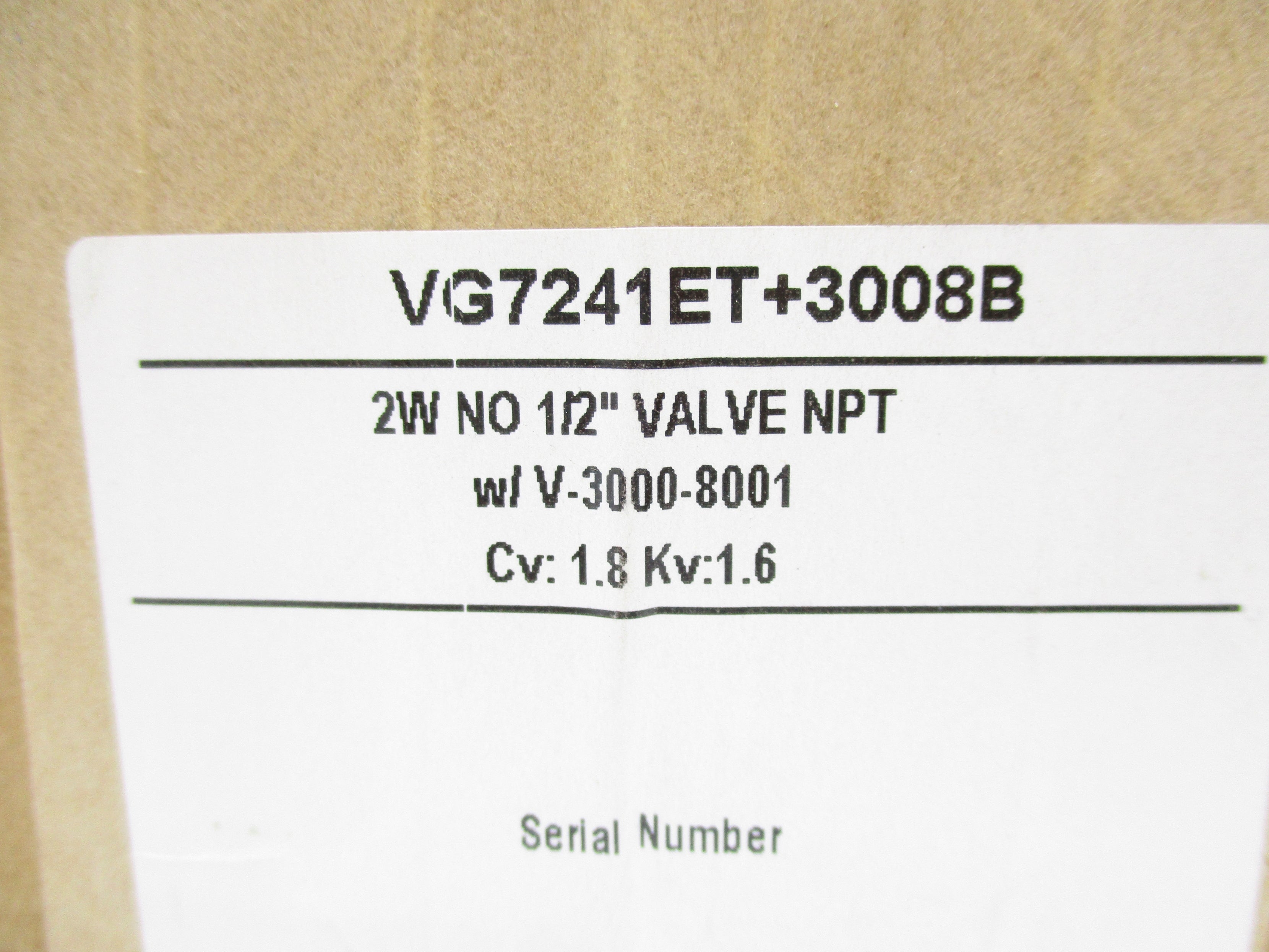 JOHNSON CONTROLS VG7241ET+3008B NSFS
