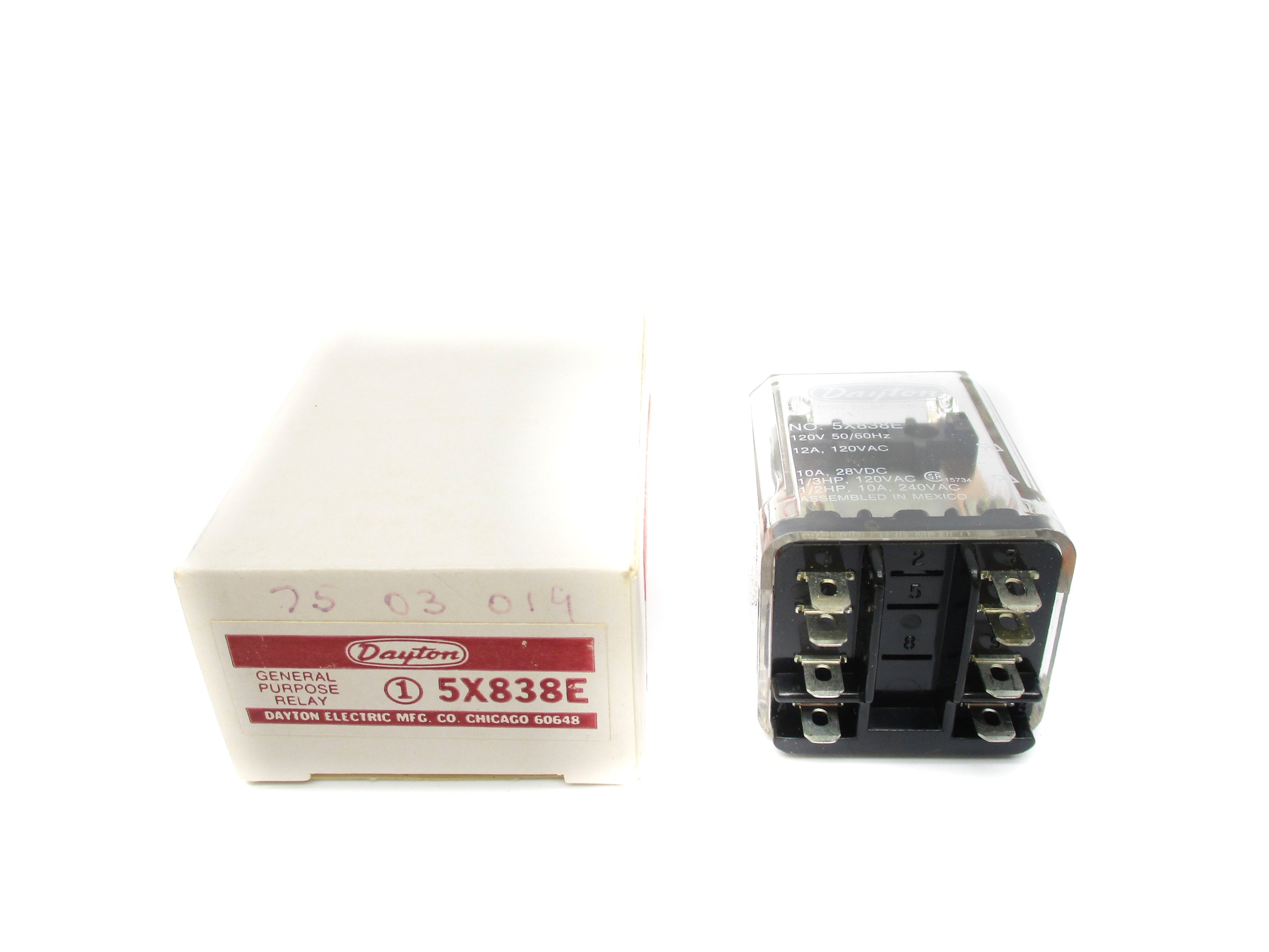 DAYTON 5X838E 120V NSMP