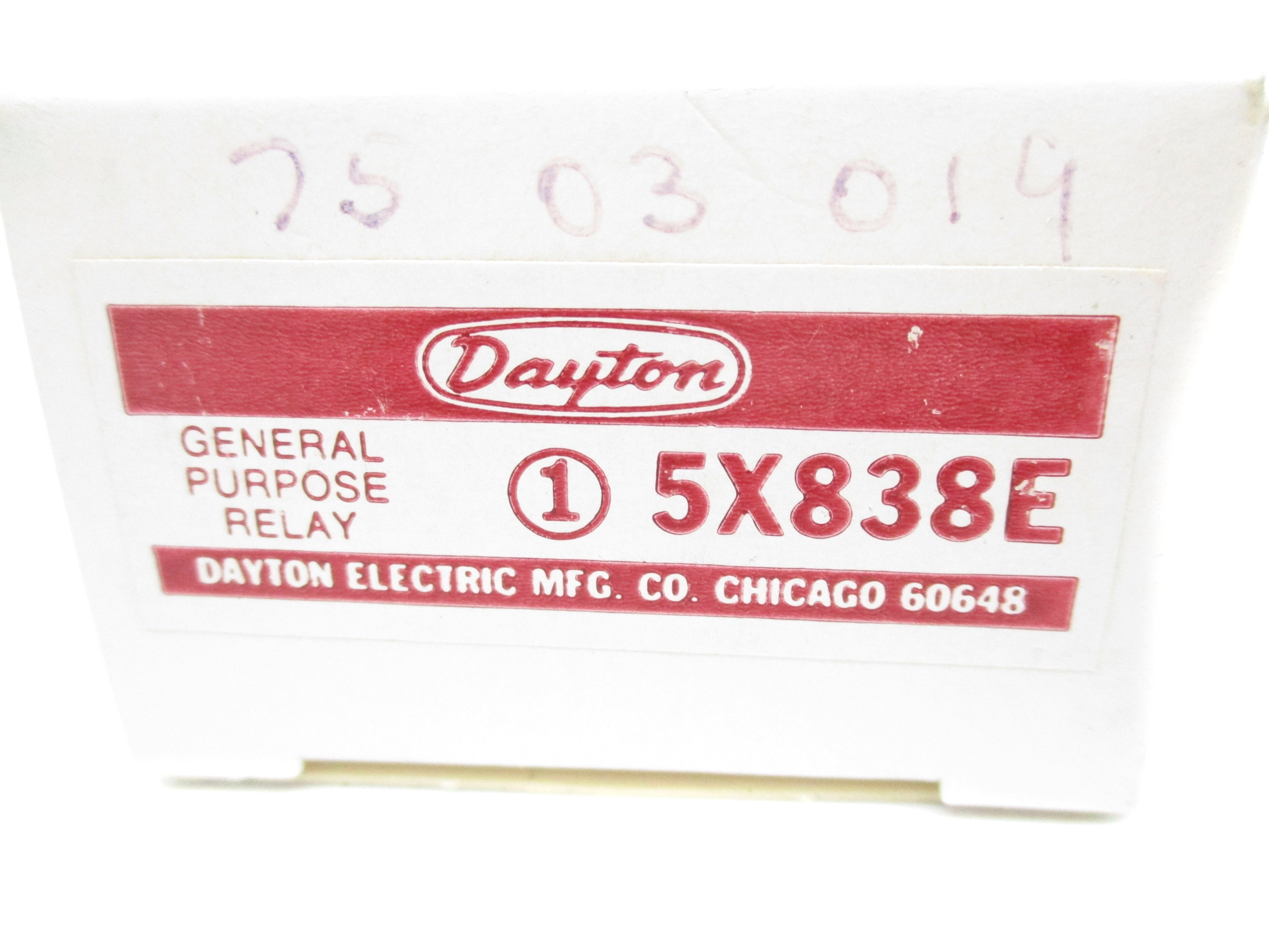 DAYTON 5X838E 120V NSMP
