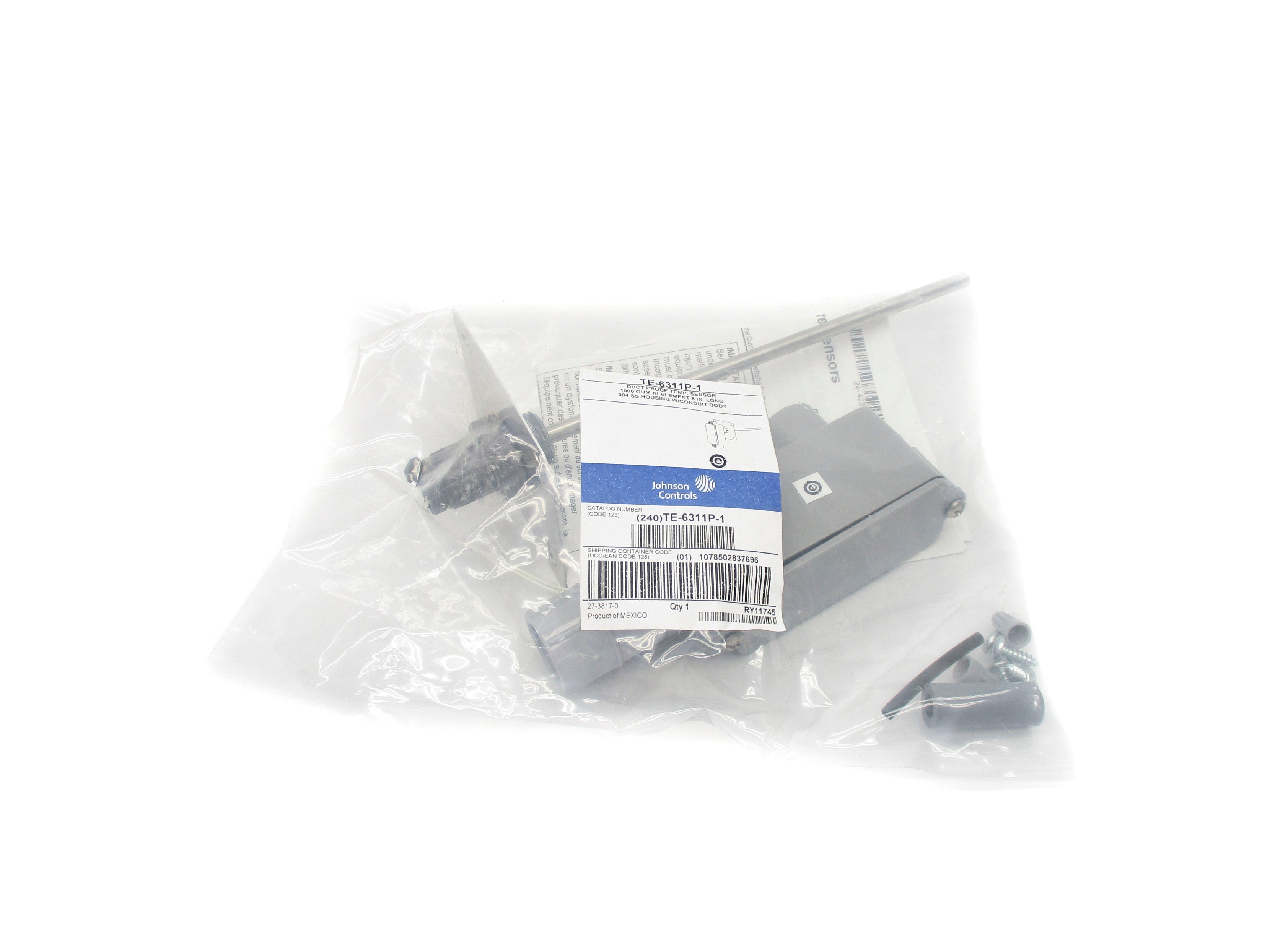 JOHNSON CONTROLS TE-6311P-1 NSMP