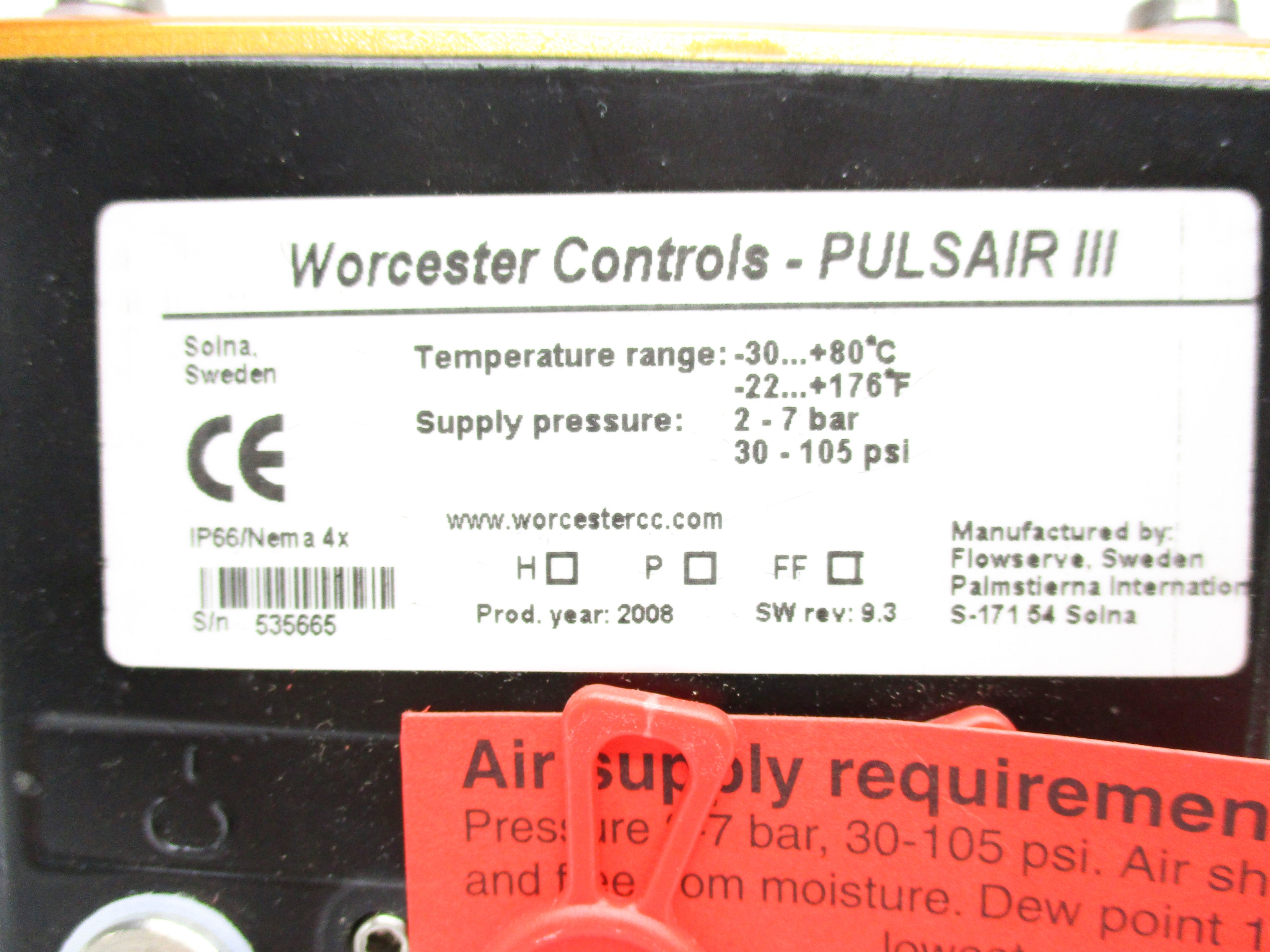 FLOWSERVE L93SWP4R1 30-105PSI NSNP