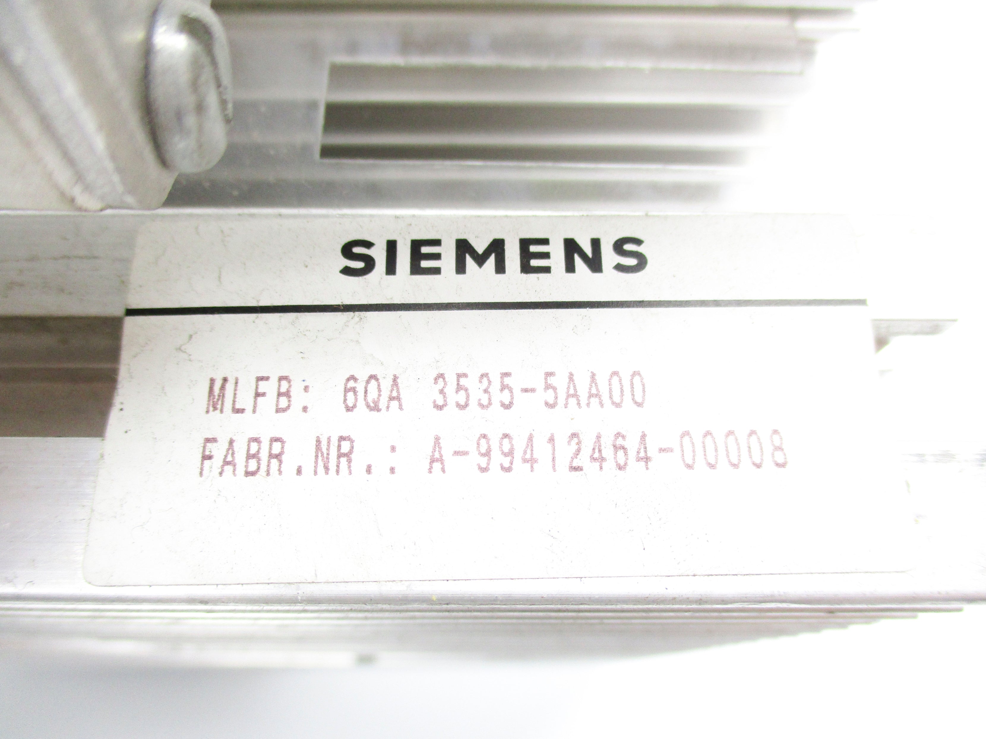 SIEMENS 6QA3535-5AA00 NSNP