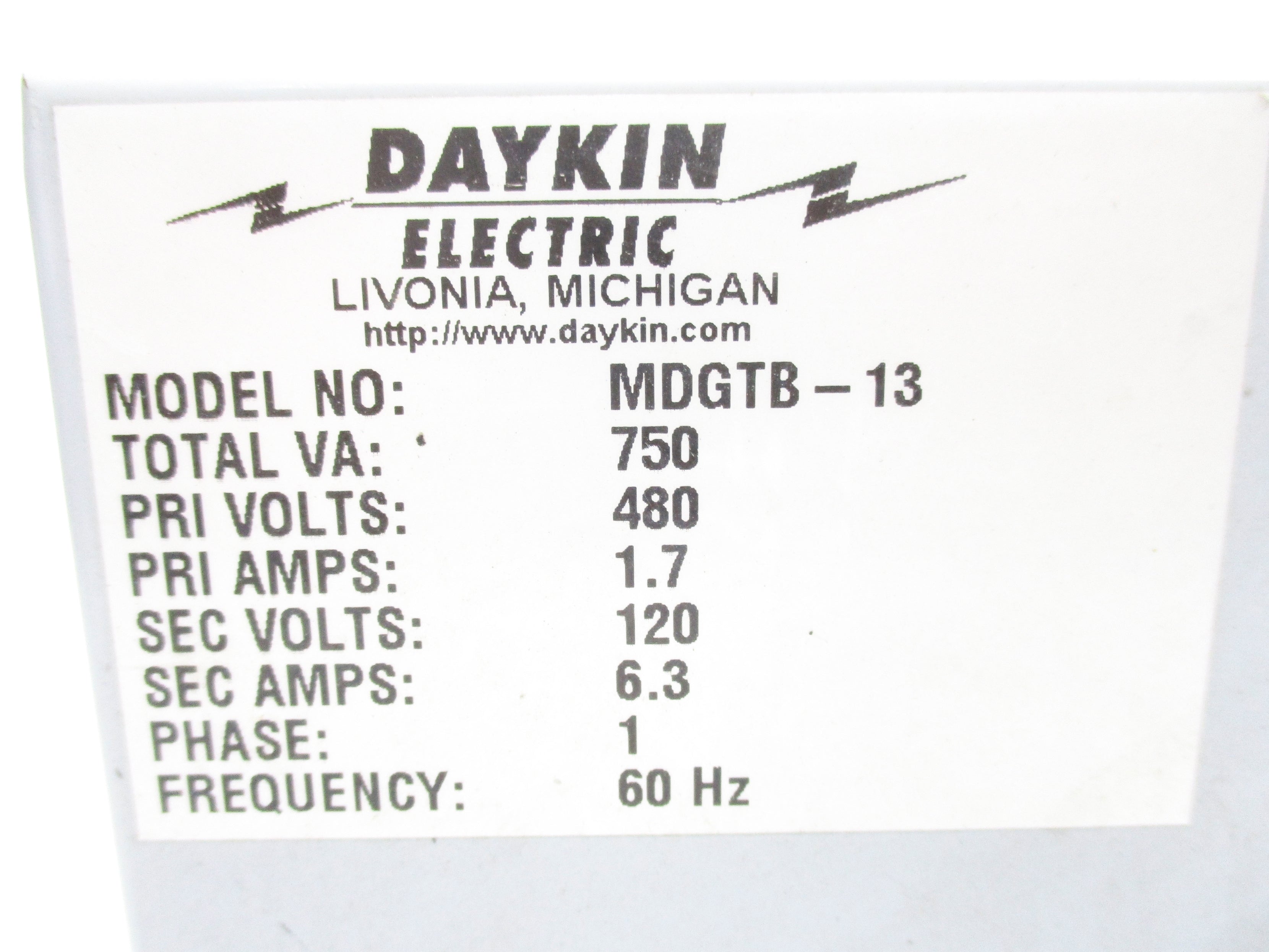 DAYKIN MDGTB-13 NSNP