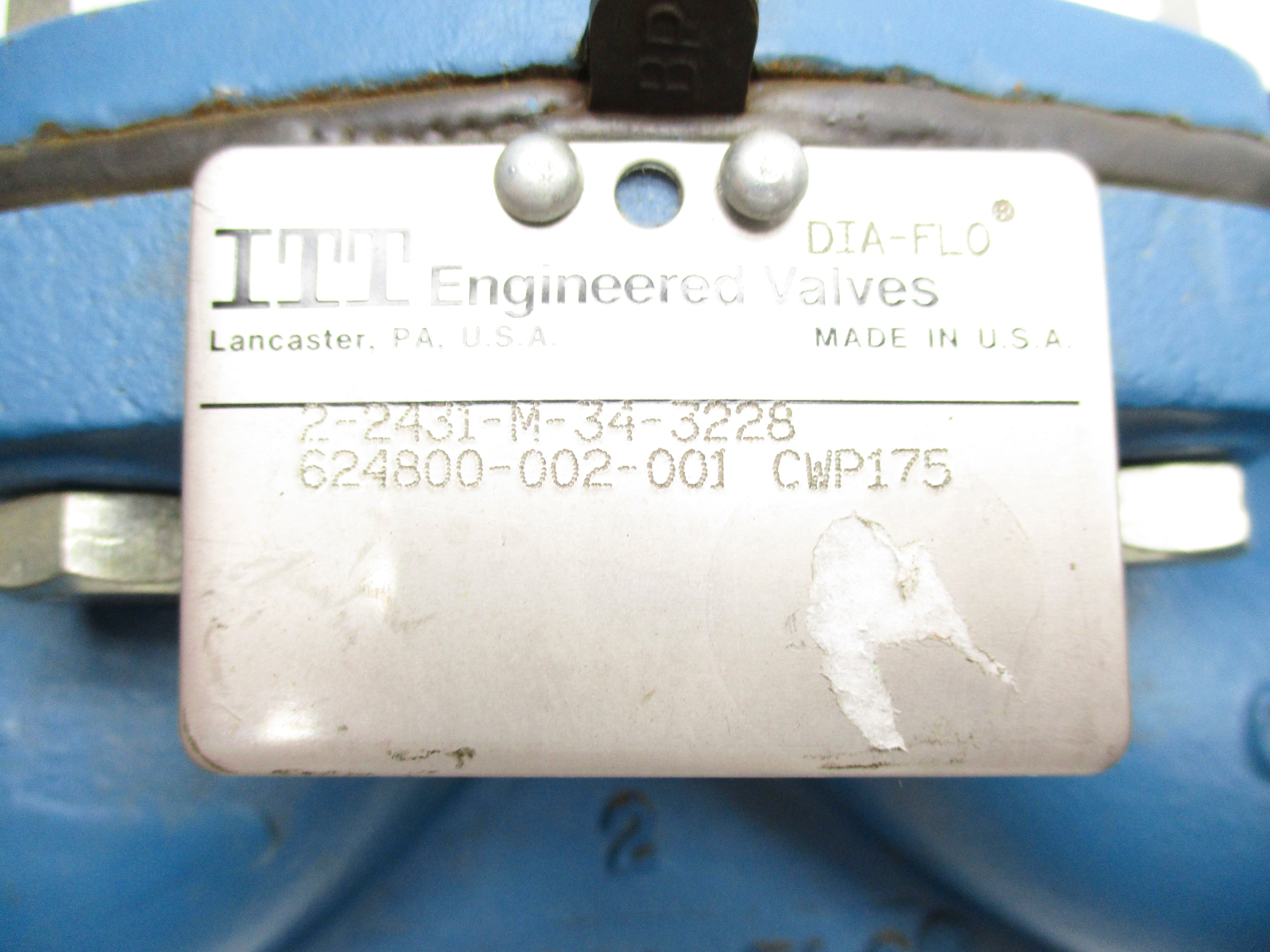ITT 2-2431-M-34-3228 85PSI NSNP