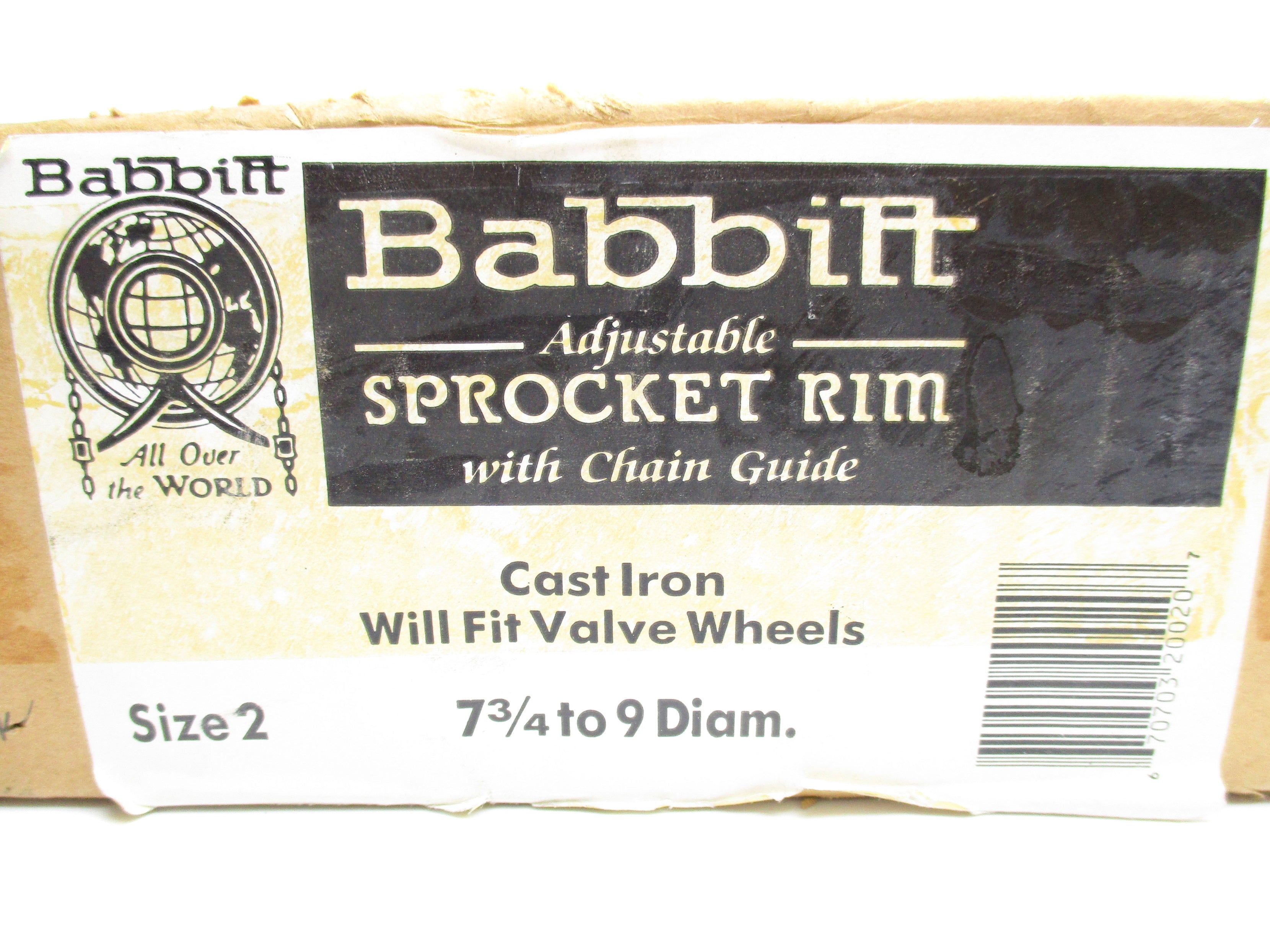 BABBITT SIZE 2 7-3/4-9" NSMP