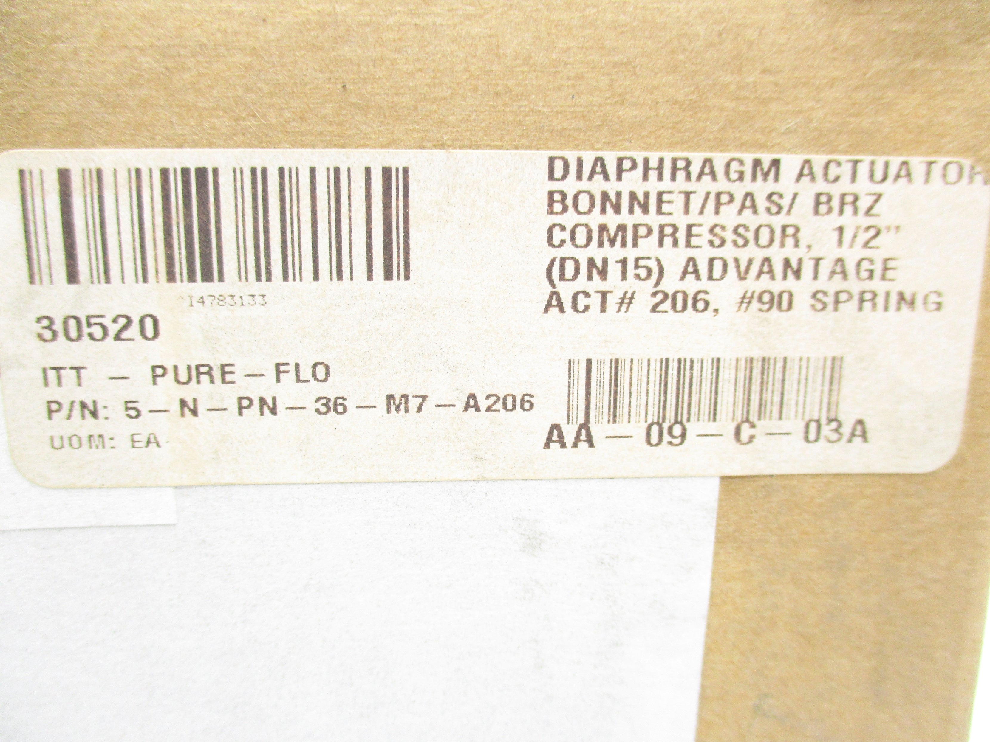 ITT 5-N-PN-36-M7-A206 90PSI NSFS