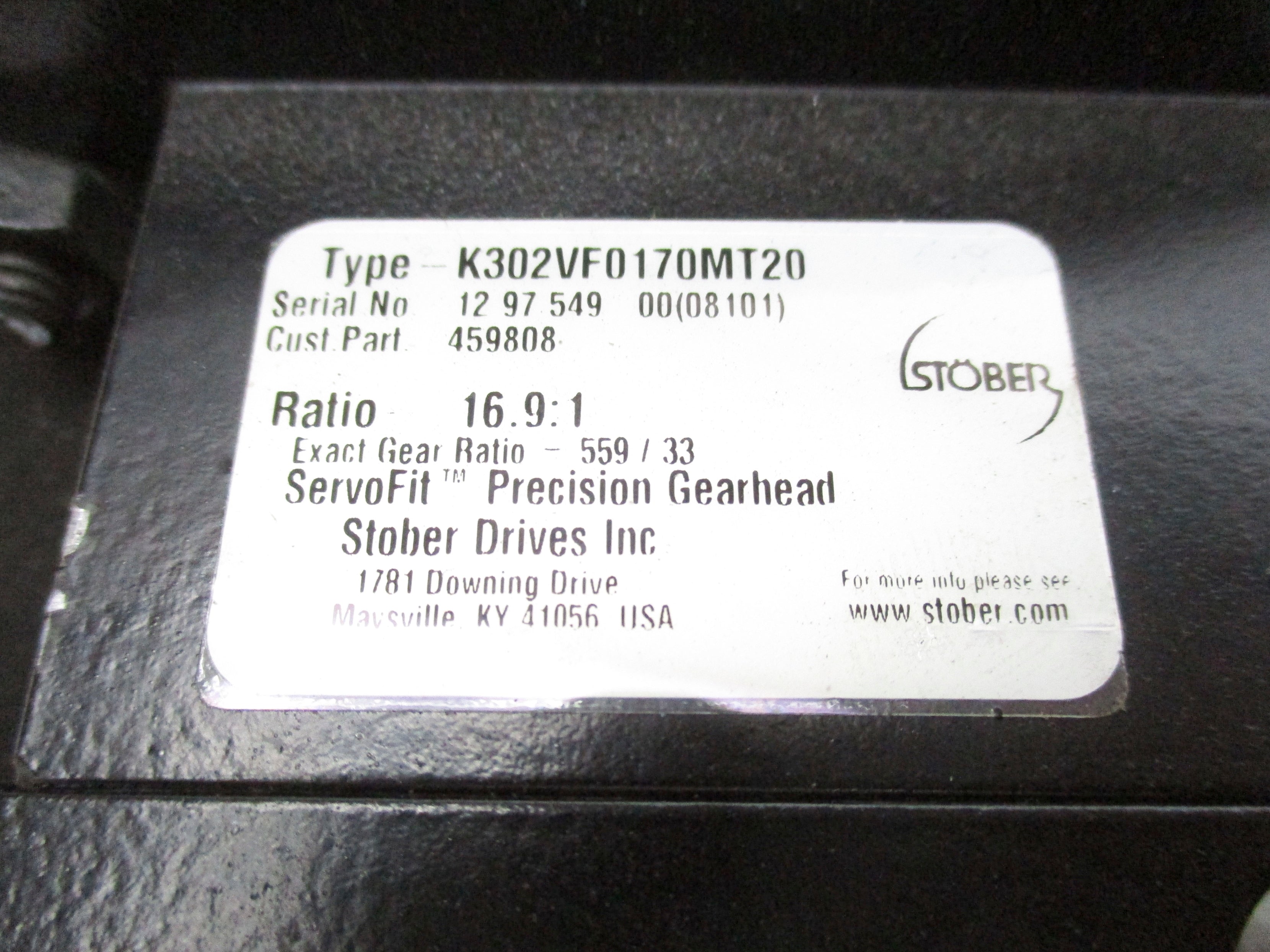 STOBER K302VF0170MT20 NSNP