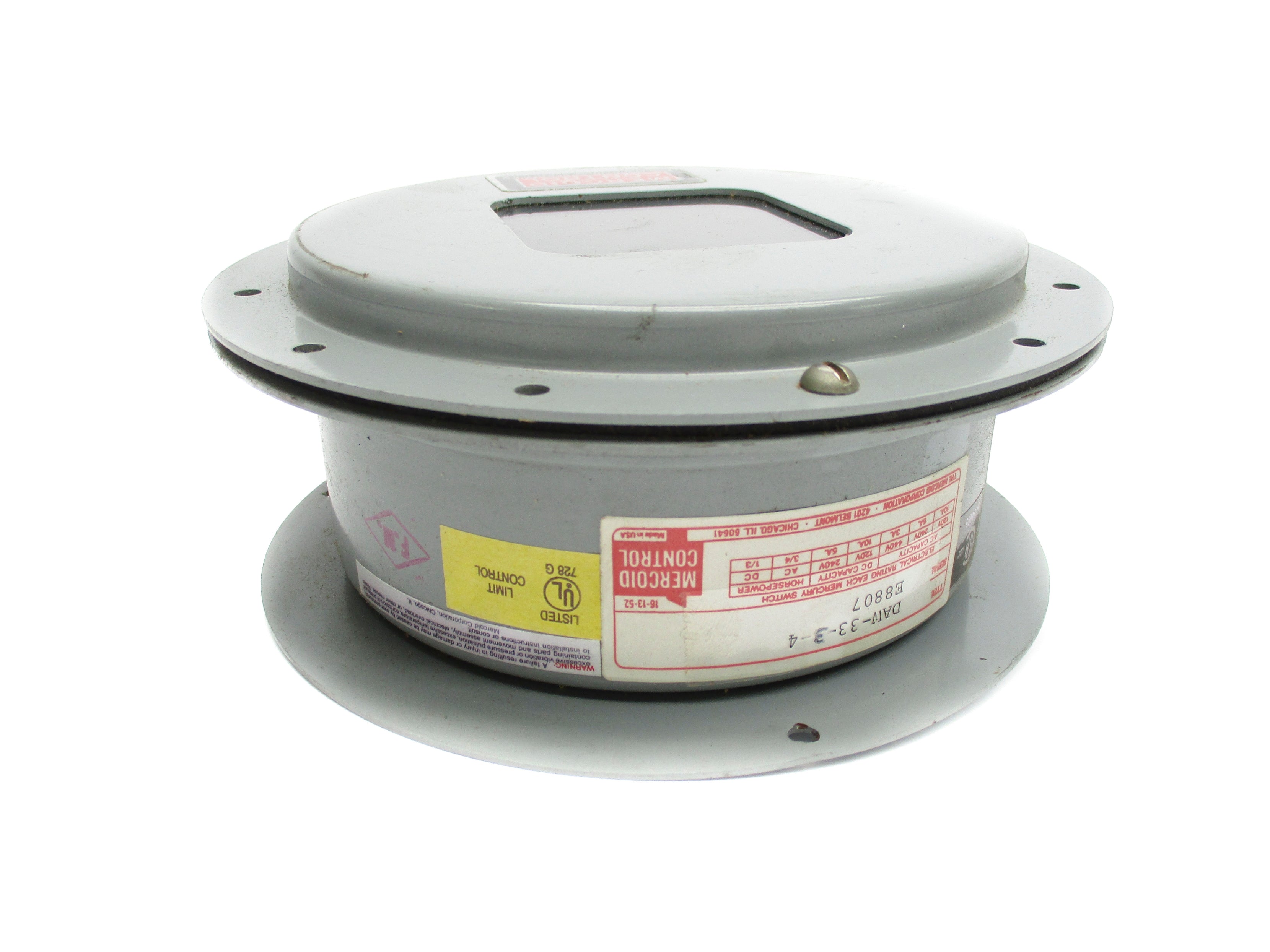 MERCOID DAW-33-3-4 480VAC 10A UNMP