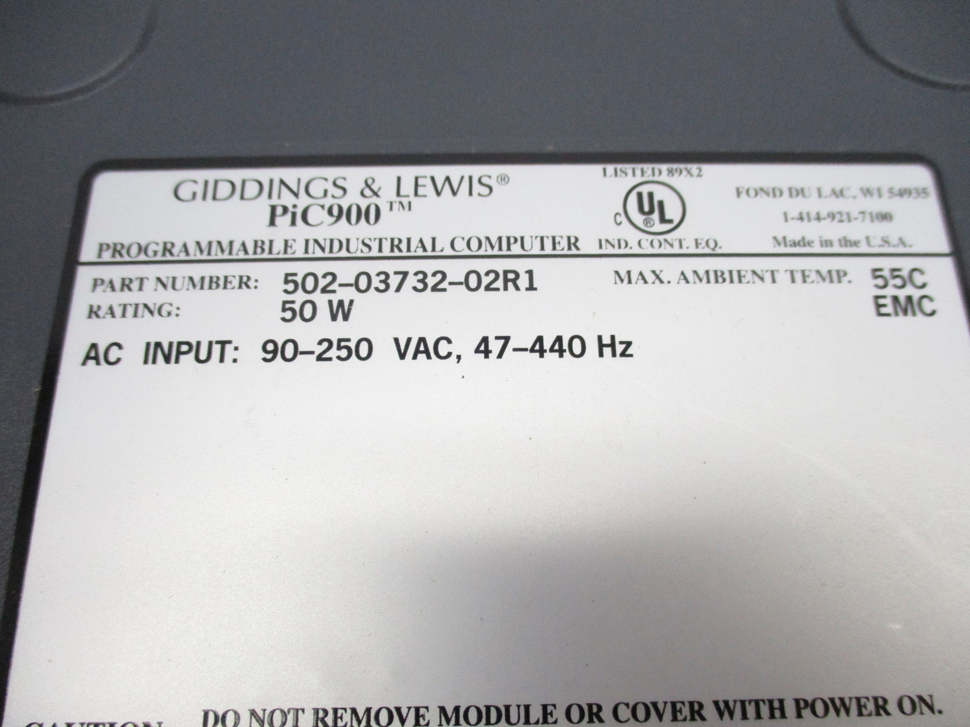 GIDDINGS & LEWIS 502-03732-02R1 NSNP