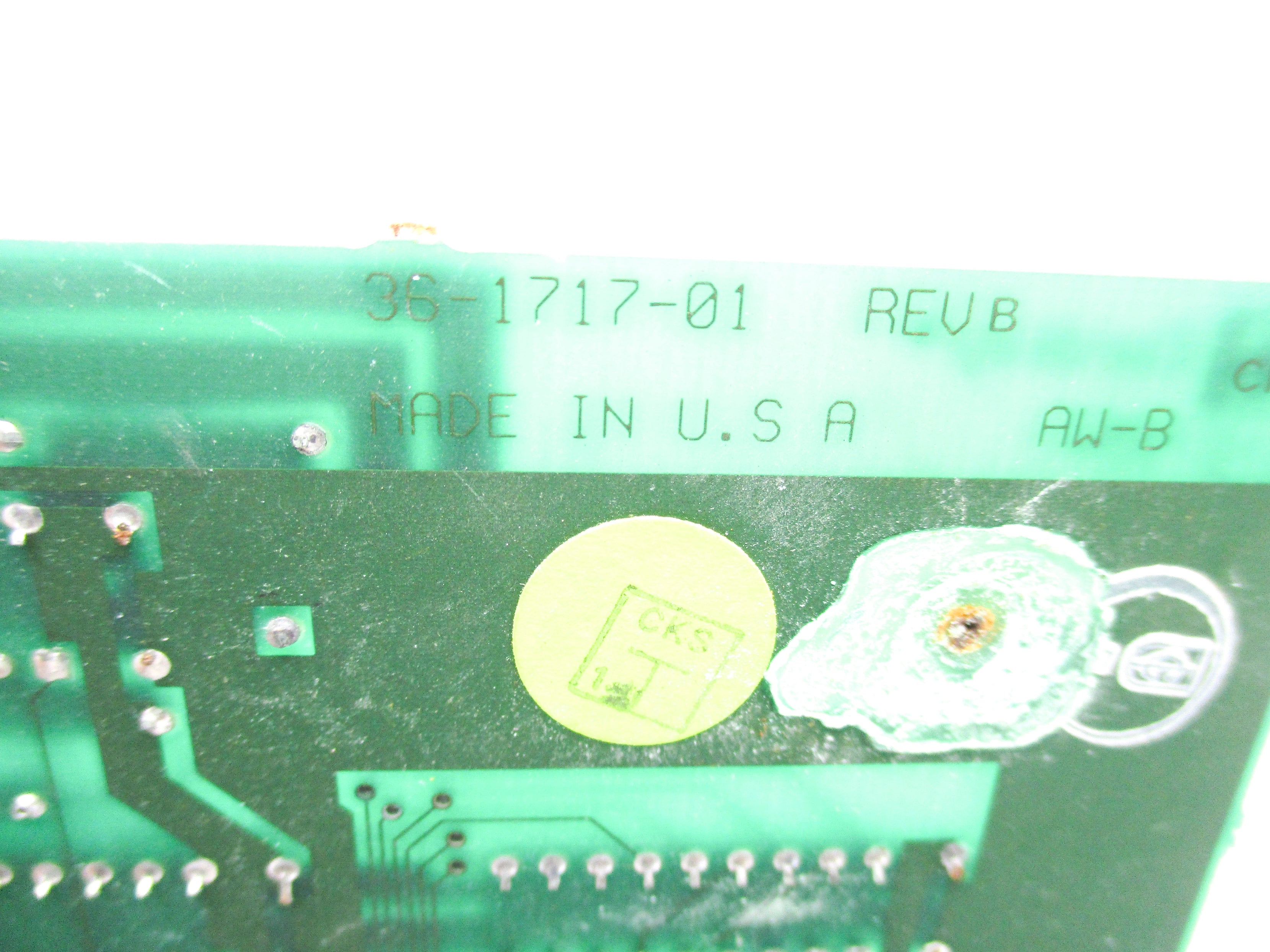 CARDKEY 31-1717-01 REV. B UNMP