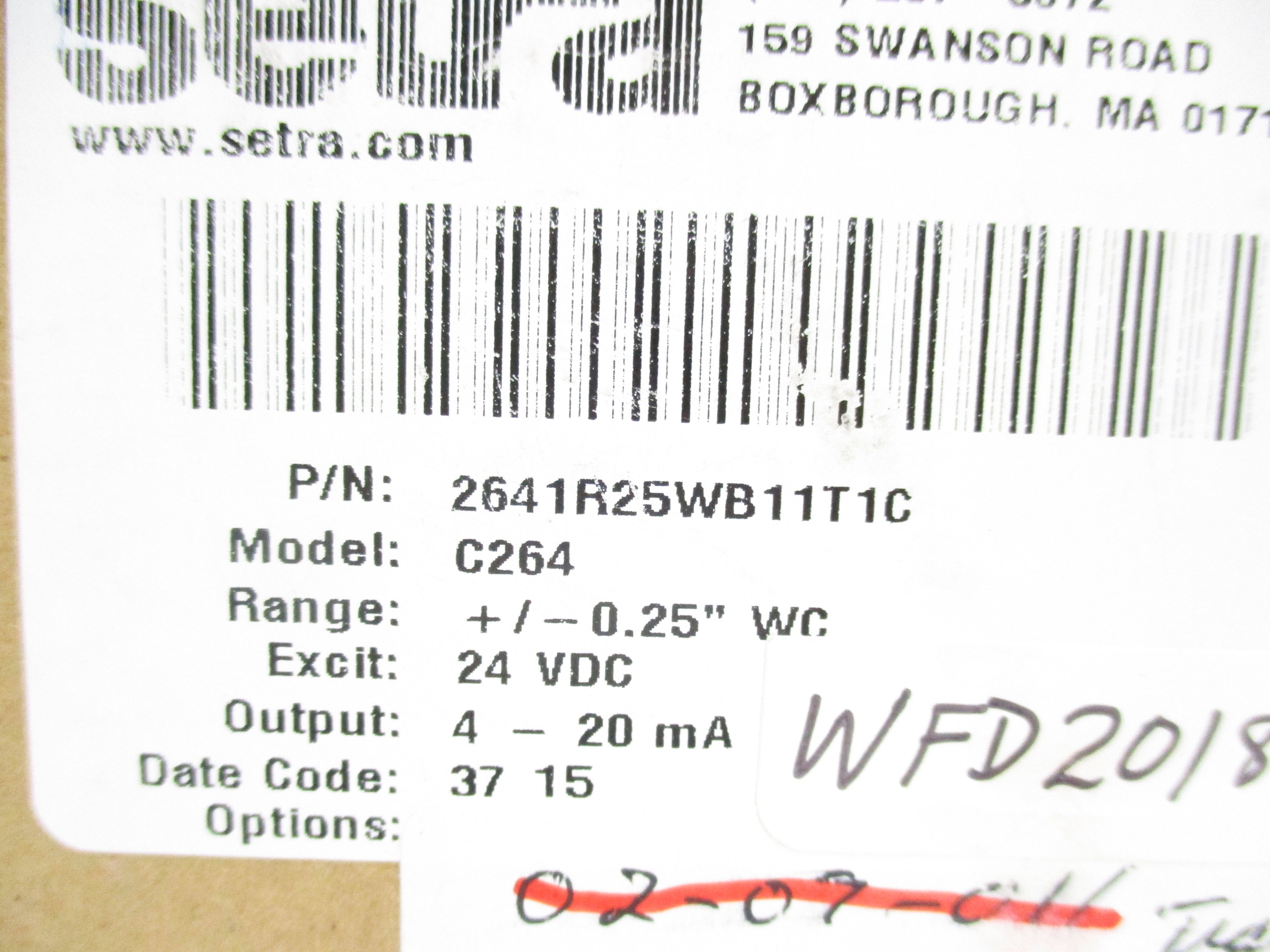 SETRA 2641R25WB11T1C NSMP
