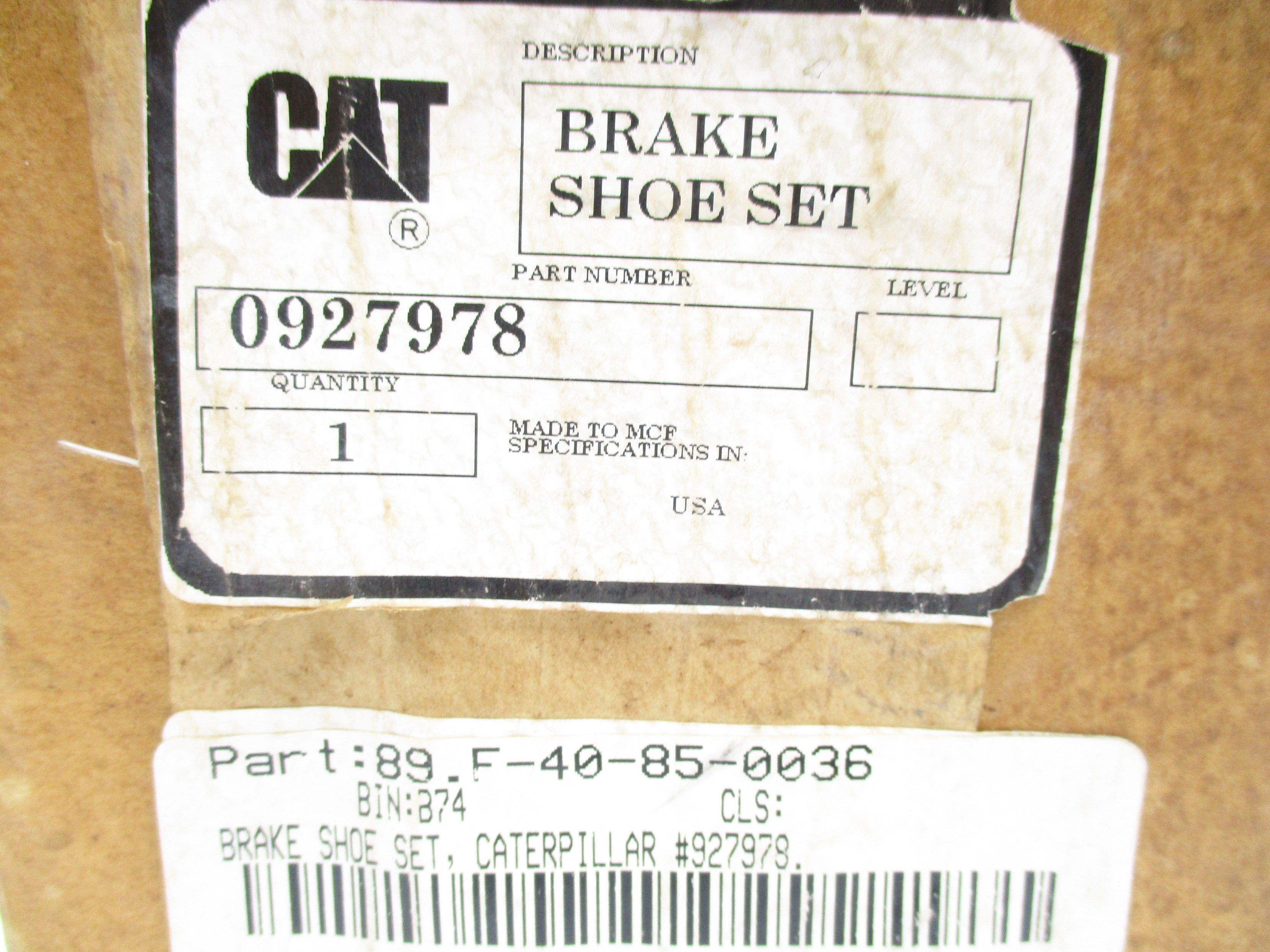 CAT 0927978 NSFS