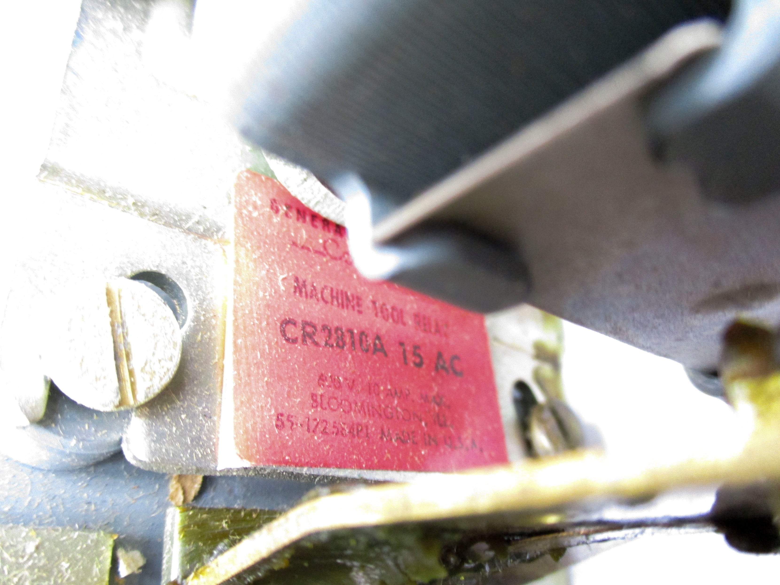 GENERAL ELECTRIC CR2810A15AC 10A 115V UNMP