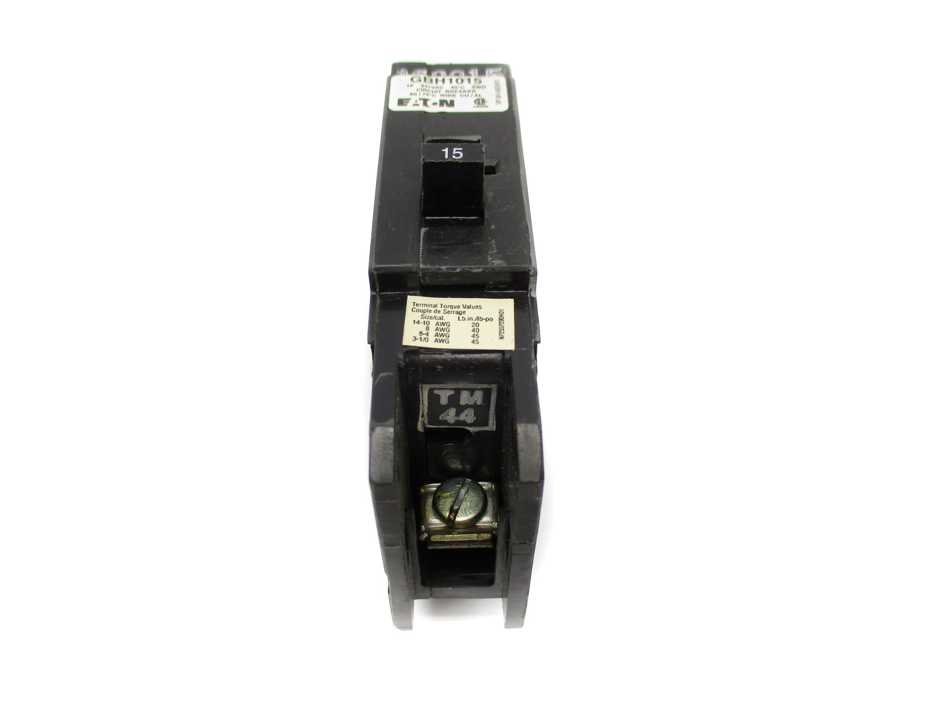 EATON GBH1015 347VAC 15A UNMP