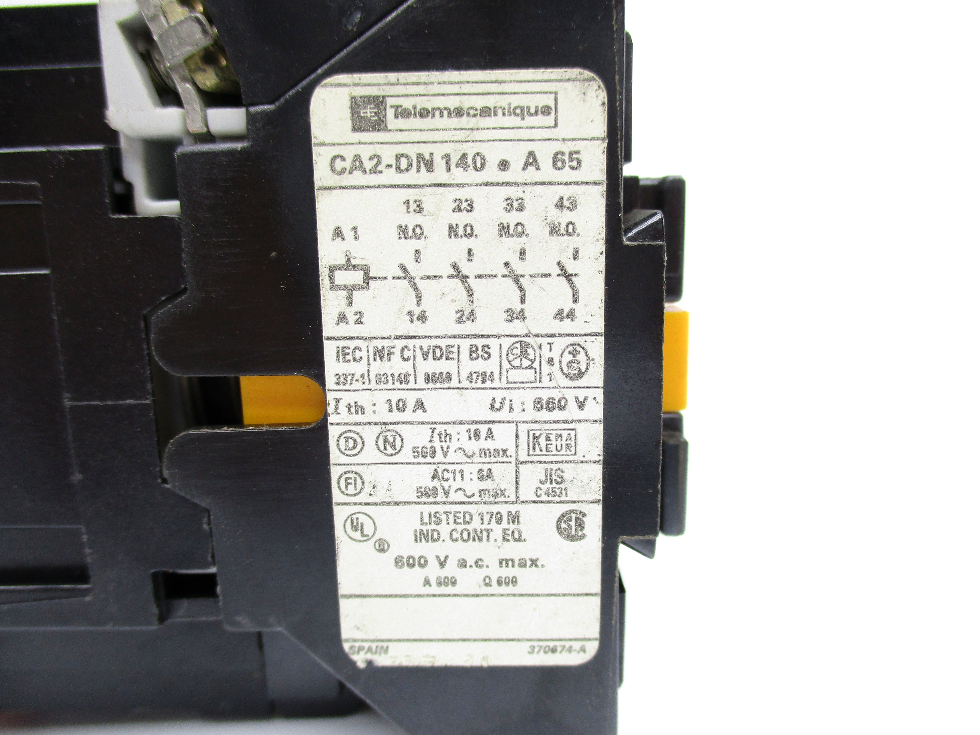 TELEMECANIQUE CA2-DN140-A65 110/120V 65A NSNP