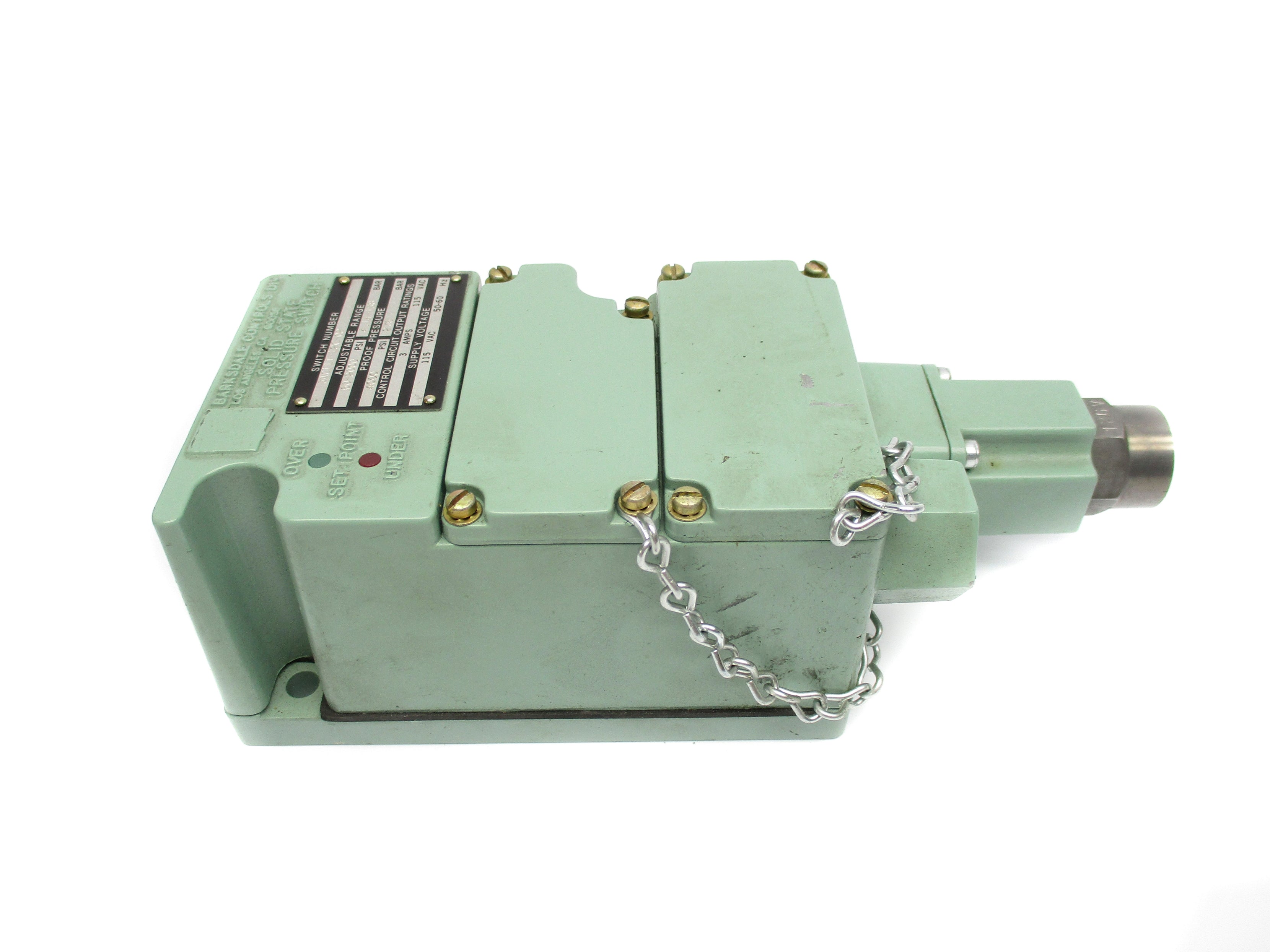 BARKSDALE 3AG11T-12C-Q2 115VAC 3A 4000PSI UNMP