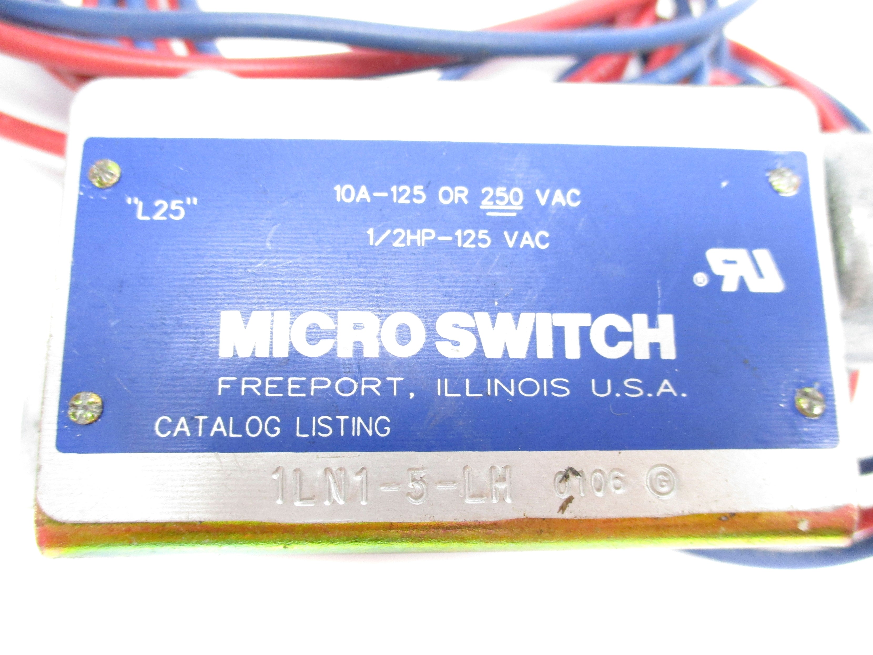 MICROSWITCH 1LN1-5-LH NSNP