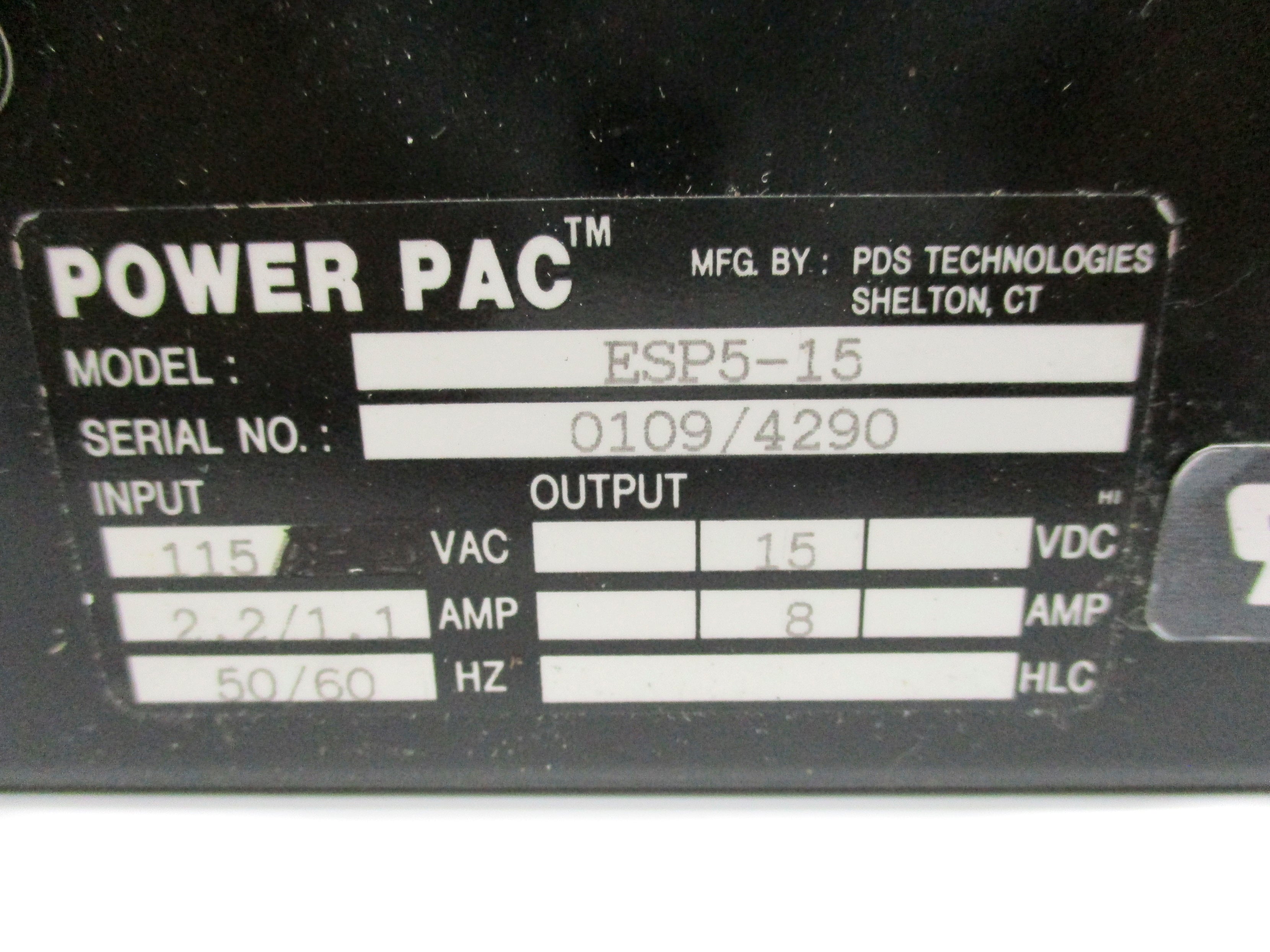POWER PAC ESP5-15 UNMP