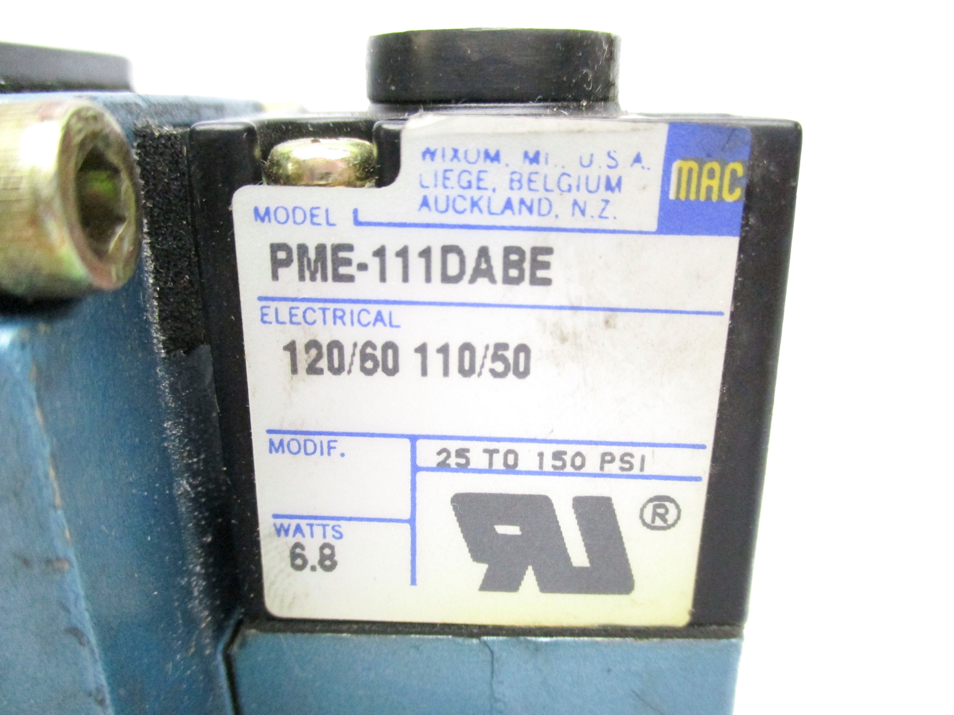 MAC 6521B-223-PM-111DA 150PSI 110/120V UNMP
