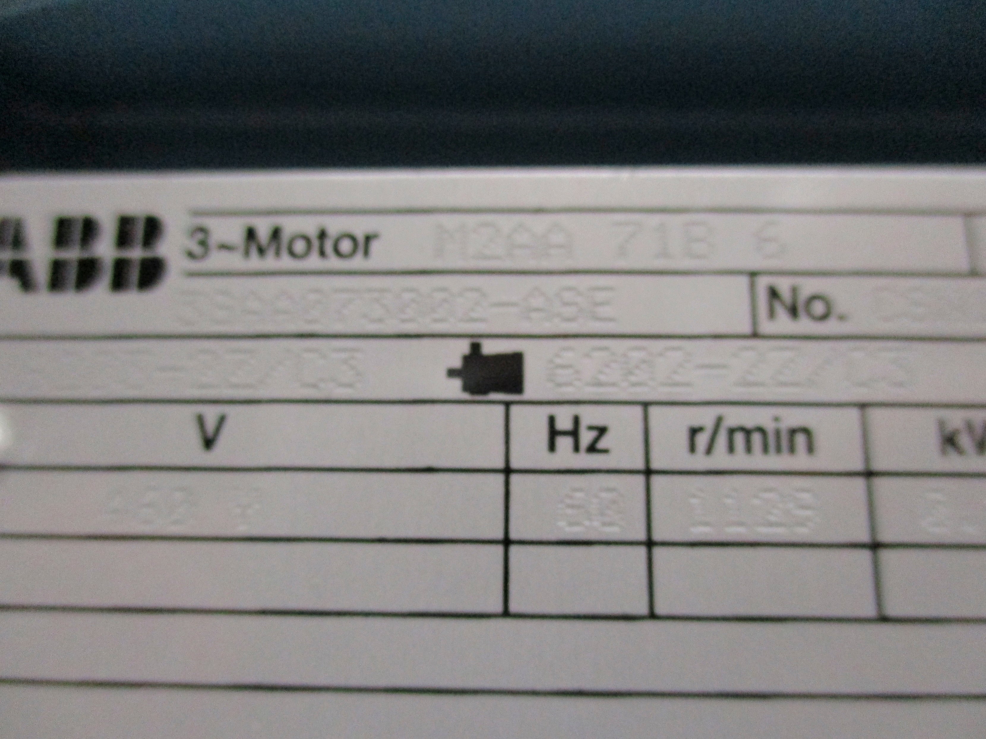 ABB 3GAA073002-ASE M2AA71B6 NSNP