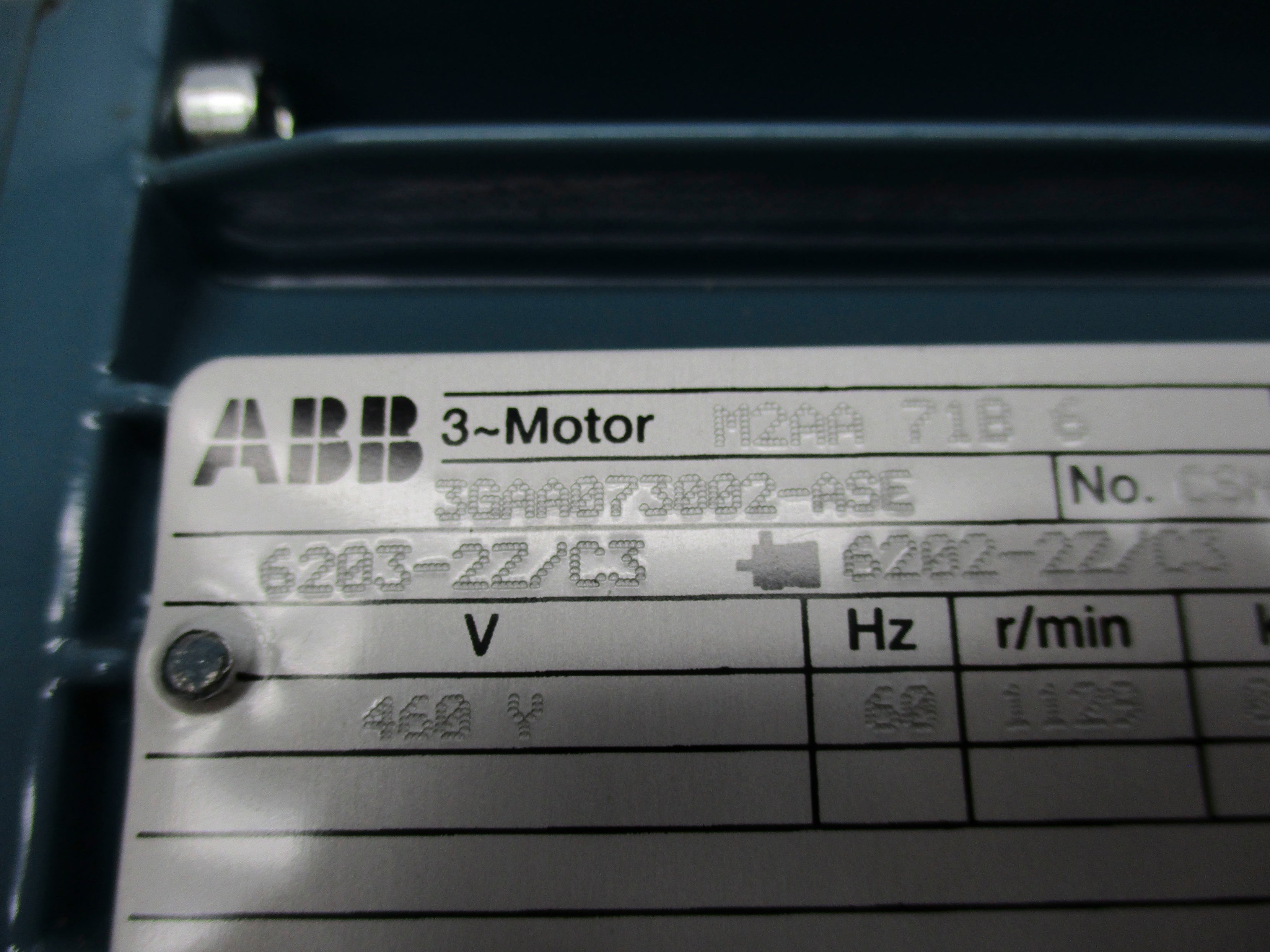 ABB 3GAA073002-ASE M2AA71B6 NSNP