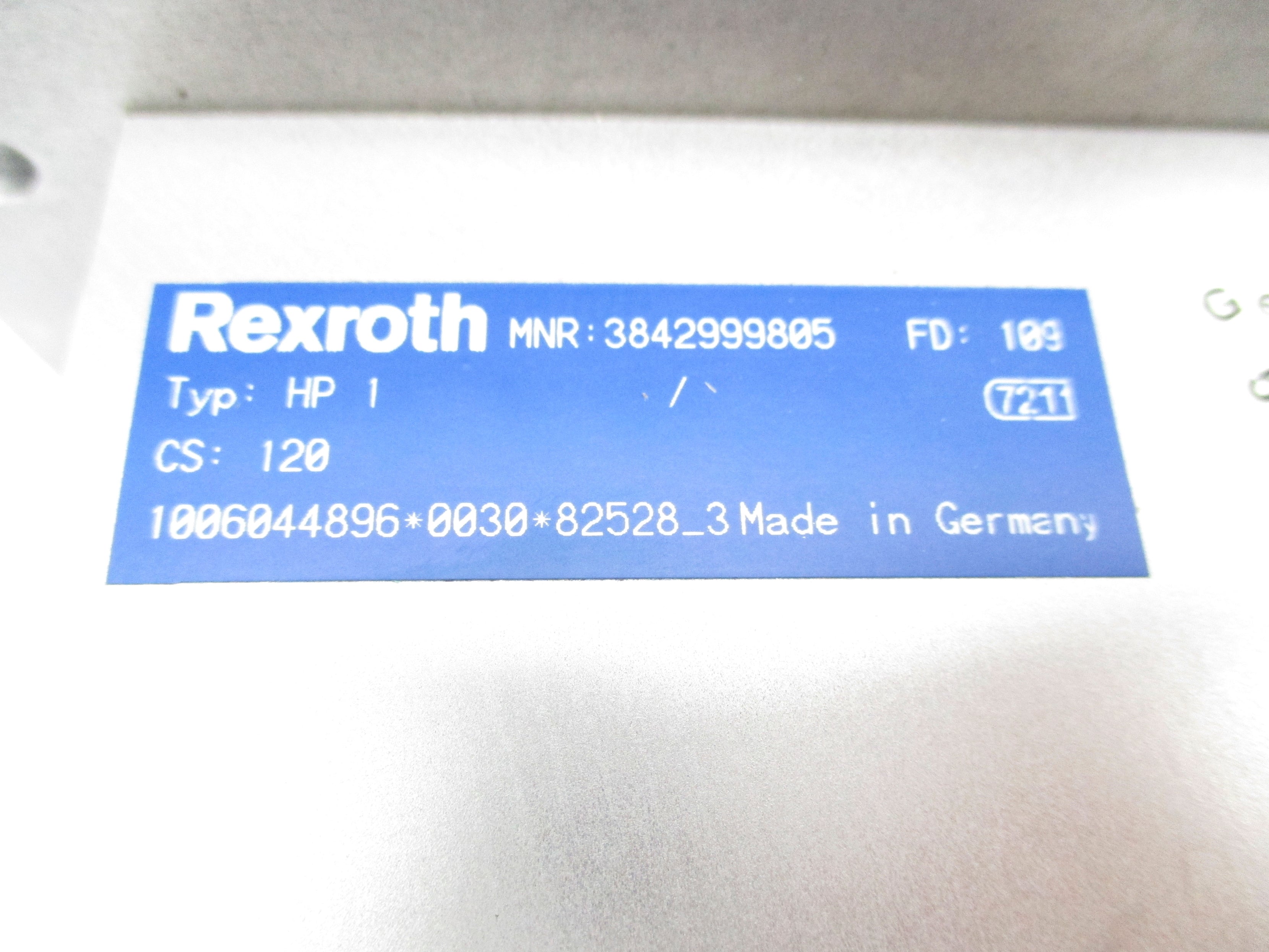 REXROTH 3842999805 UNMP