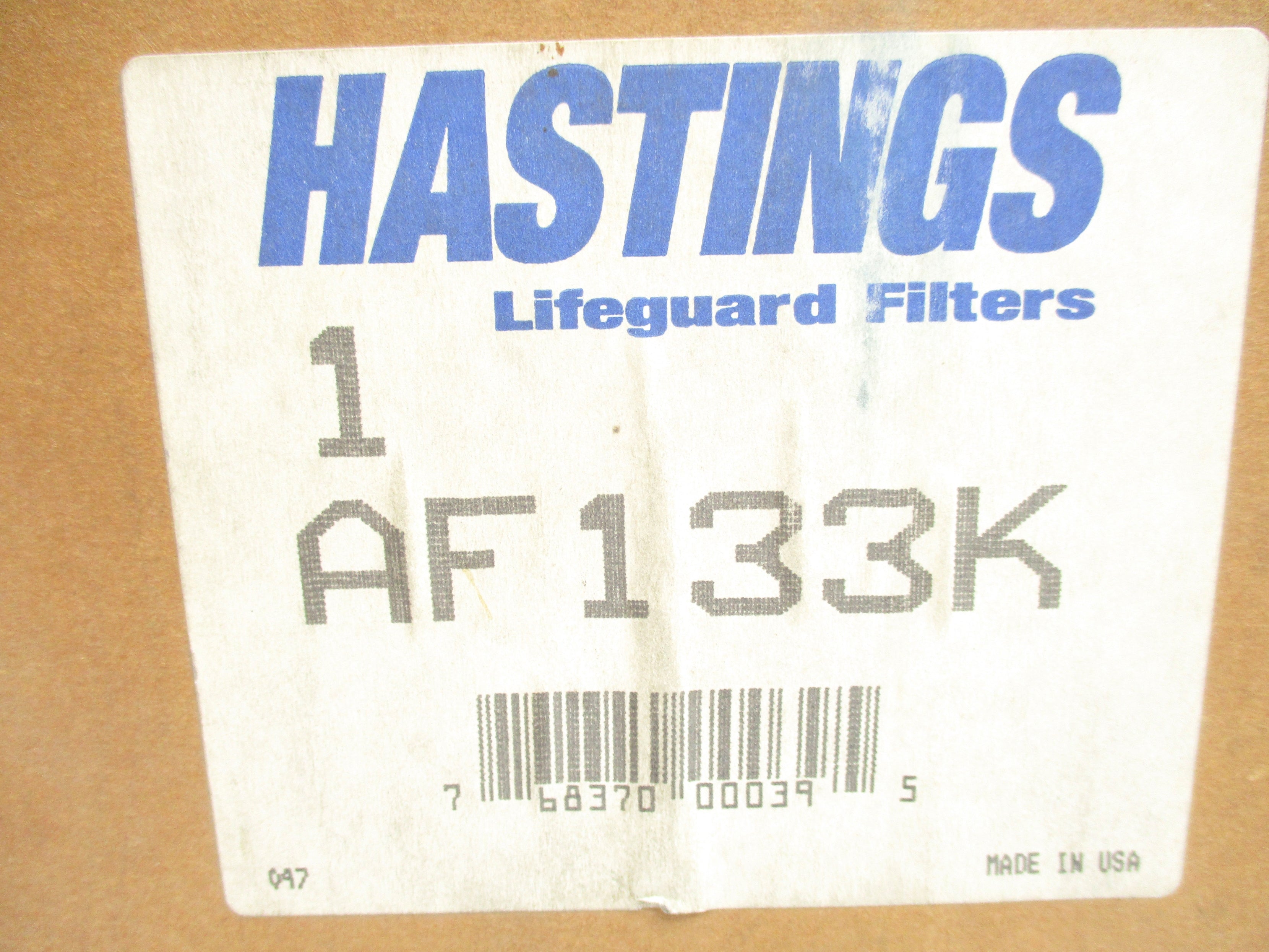 HASTINGS AF133K NSMP
