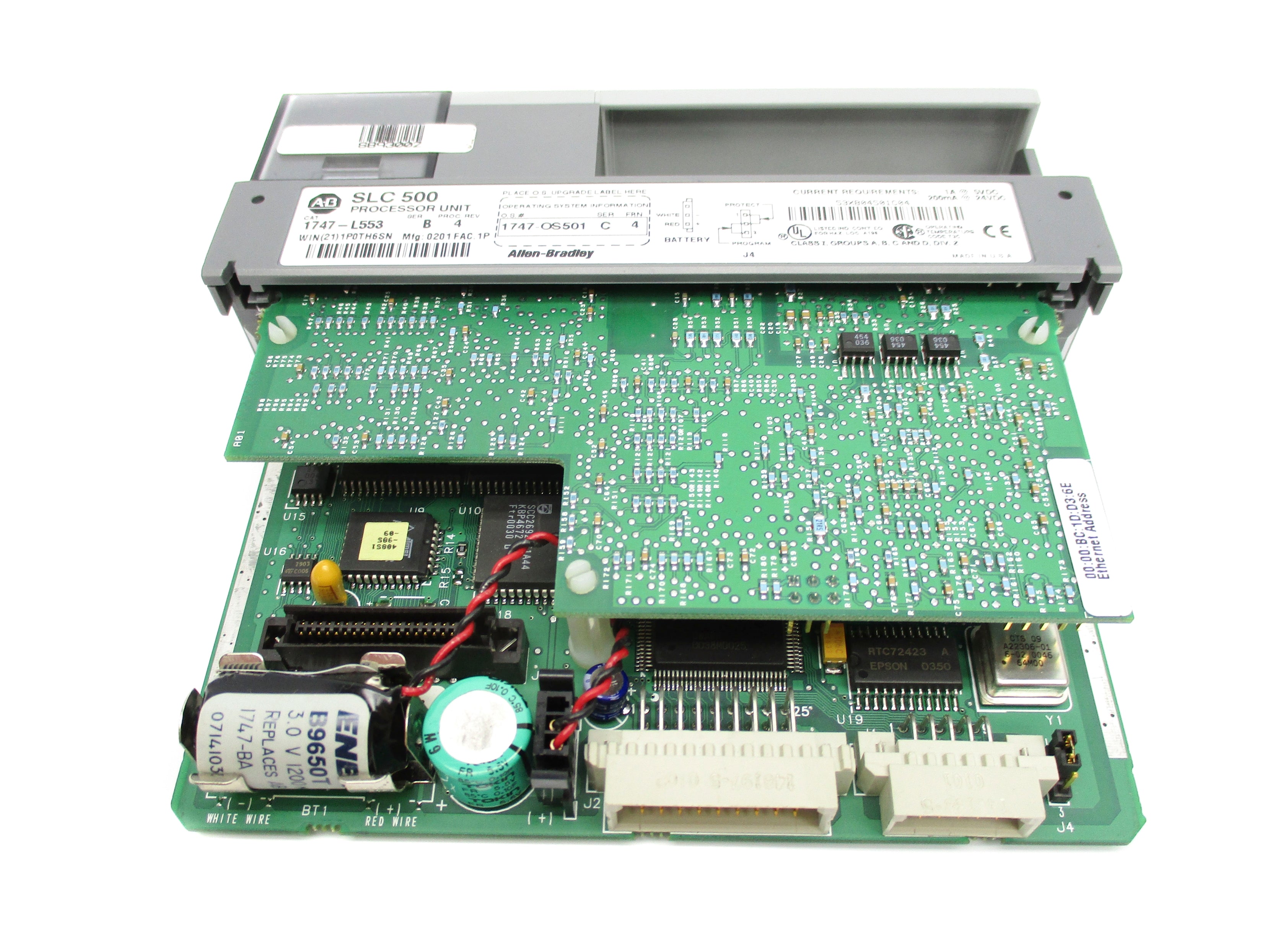ALLEN BRADLEY 1747-L553 SER. B F/W 4 24VDC NSNP