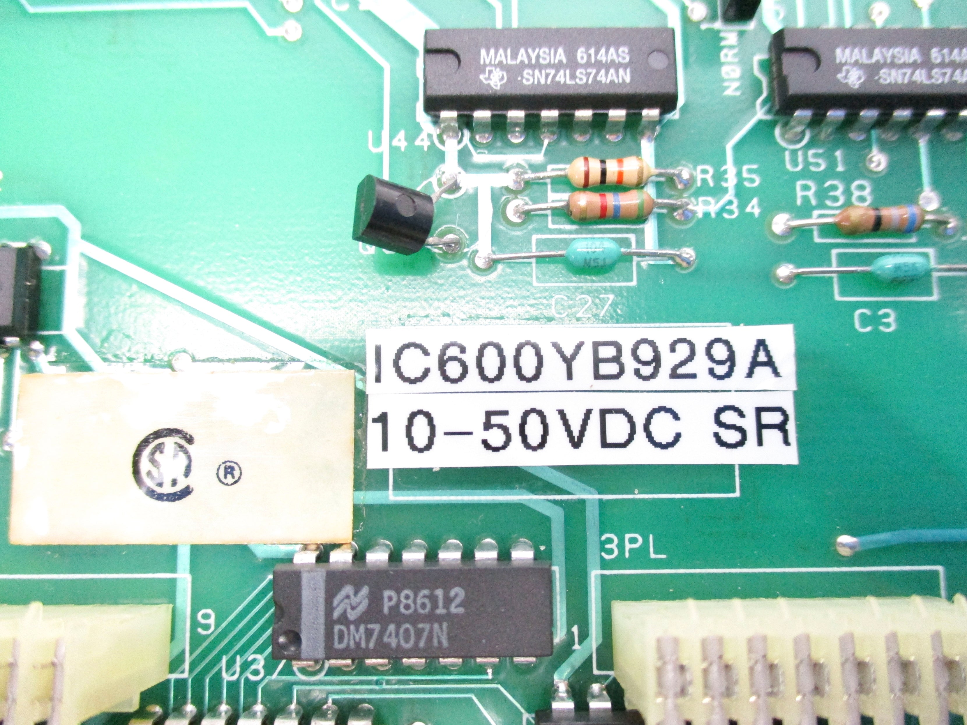 GENERAL ELECTRIC IC600YB929A REMAN