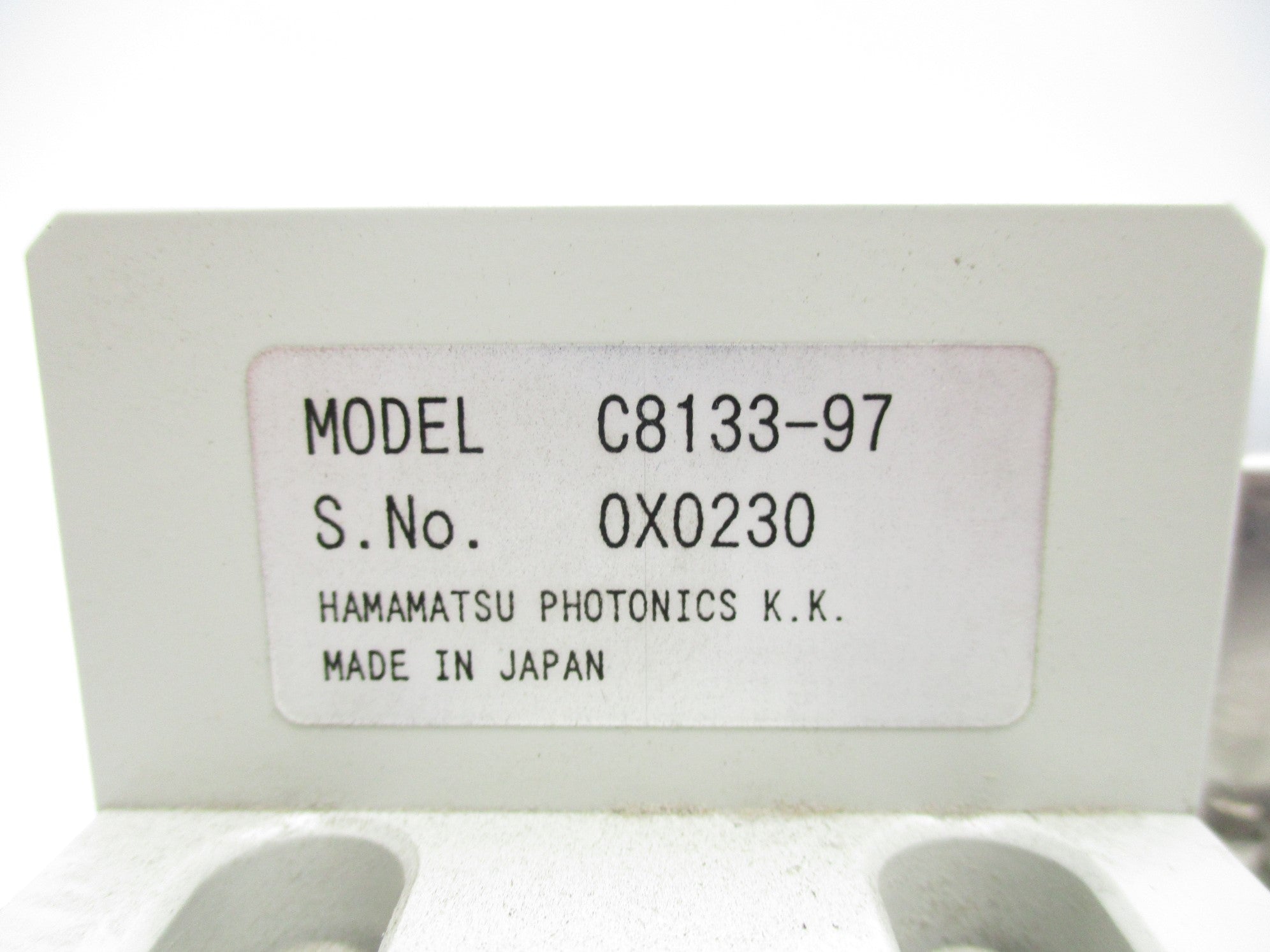 HAMAMATSU PHOTONICS C8133-97 UNMP