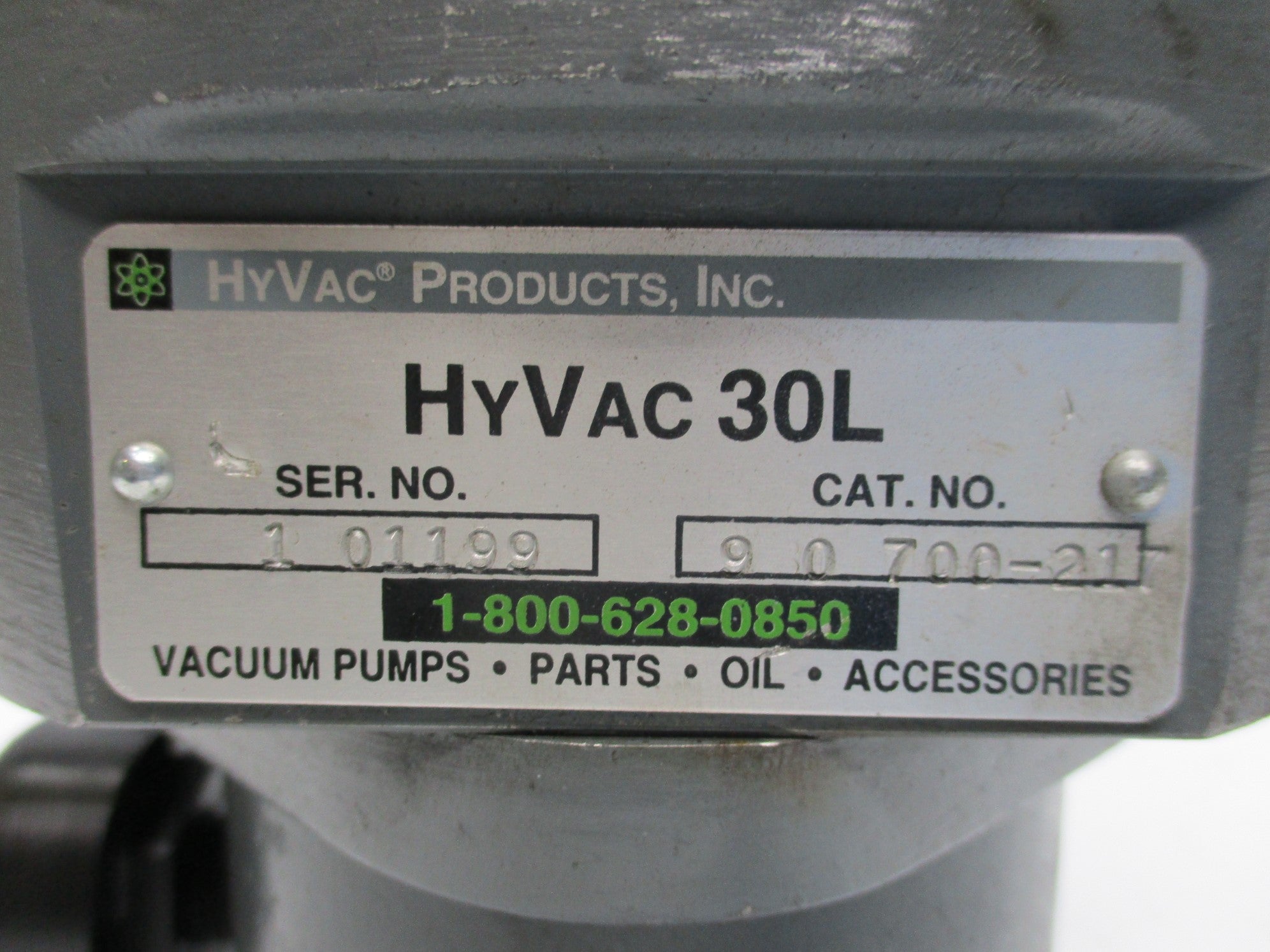 HYVAC HYVAC30L W/5K191C UNMP