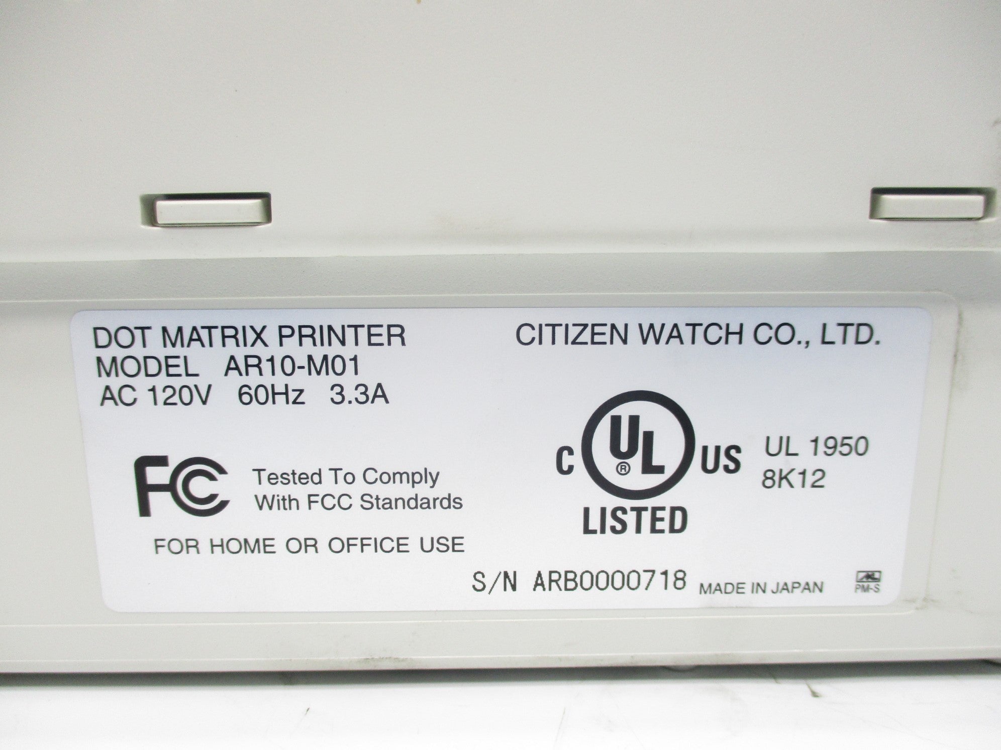 CITIZEN WATCH AR10-M01 UNMP