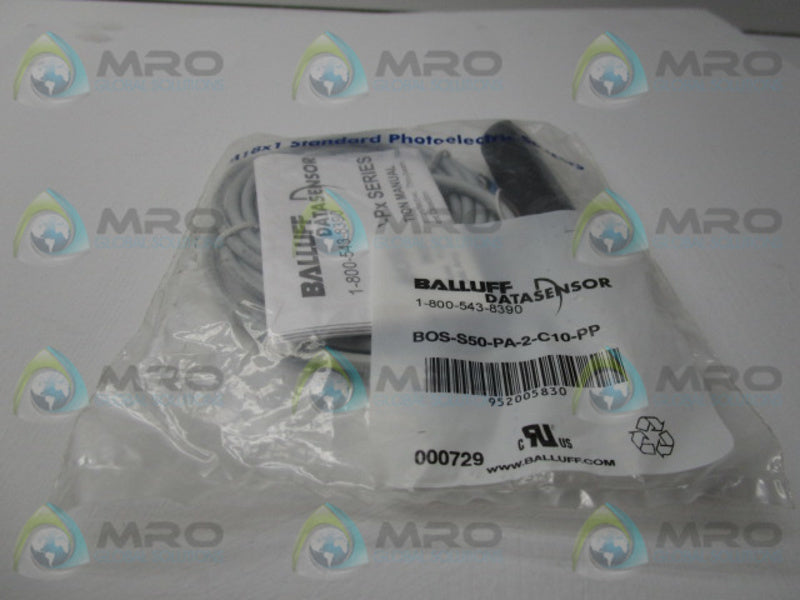 BALLUFF BOS-S50-PA-2-C10-PP * NEW IN FACTORY BAG *
