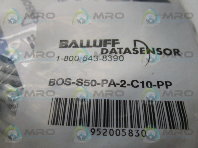 BALLUFF BOS-S50-PA-2-C10-PP * NEW IN FACTORY BAG *
