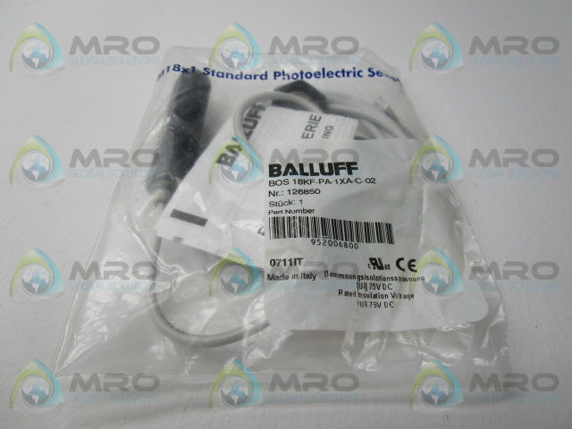 BALLUFF BOS18KF-PA-1XA-C-02 PHOTOELECTRIC SENSOR * NEW IN FACTORY BAG *