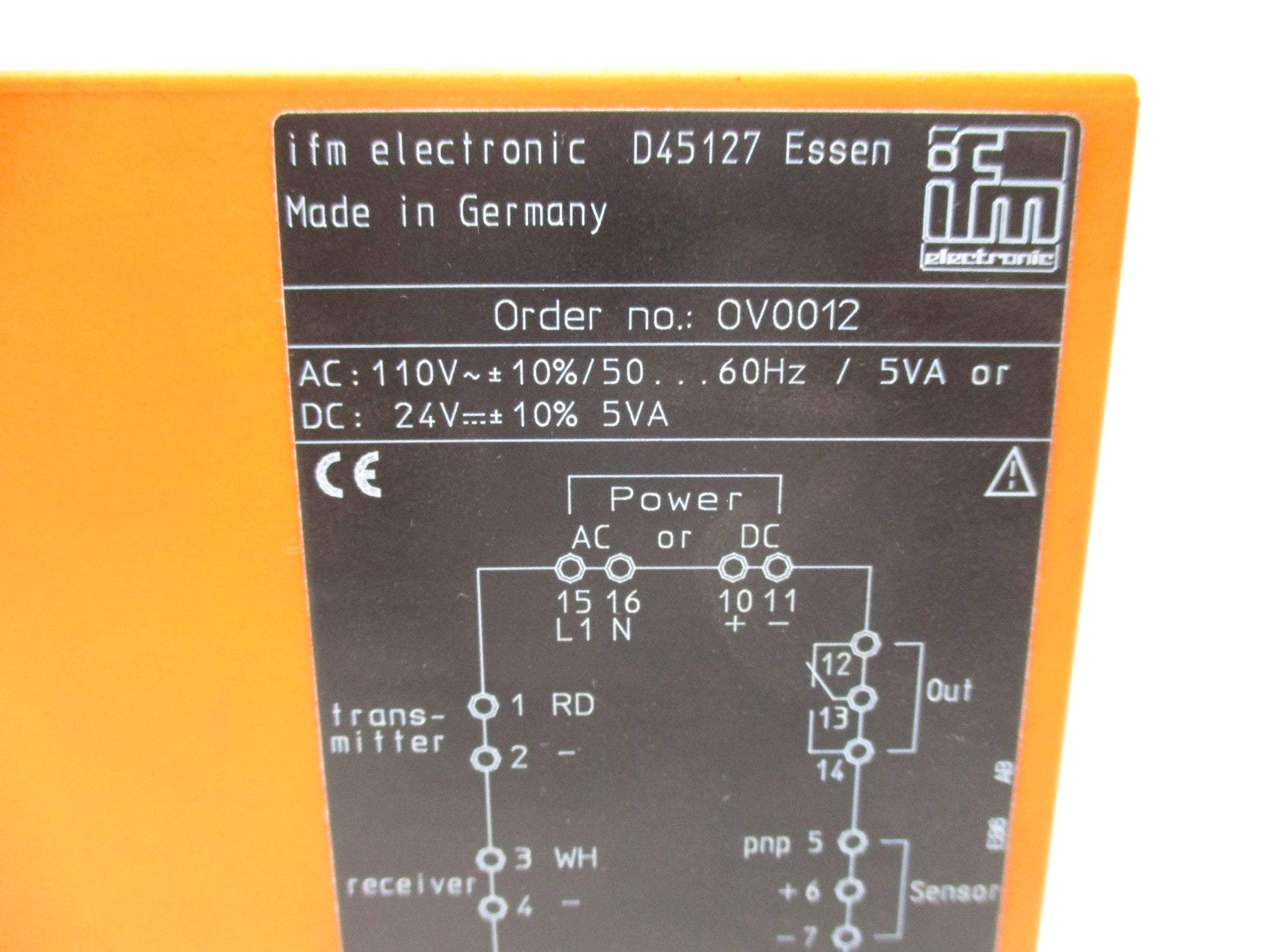 IFM ELECTRONIC OV0012 NSNP