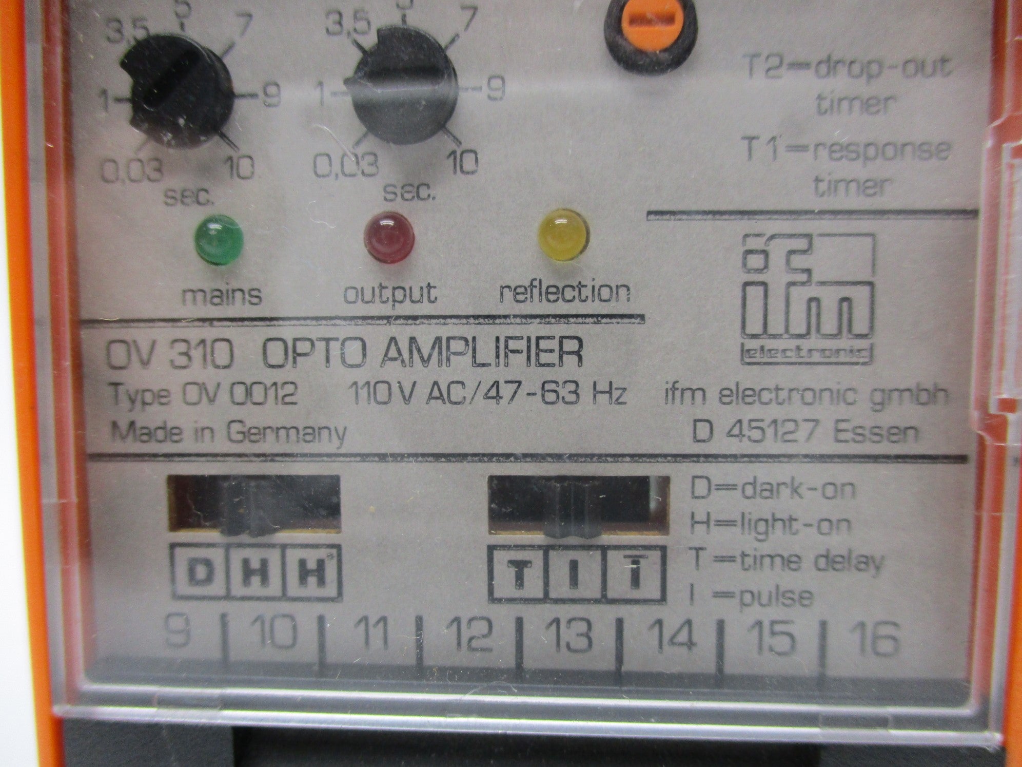 IFM ELECTRONIC OV0012 NSNP