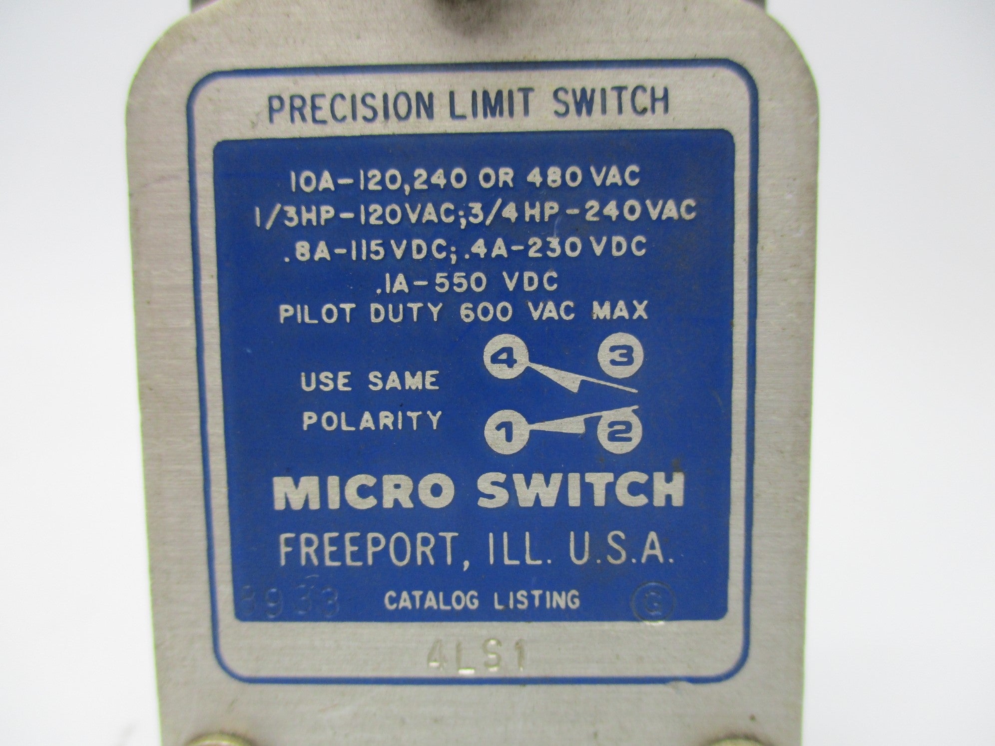 MICRO SWITCH 4LS1 UNMP