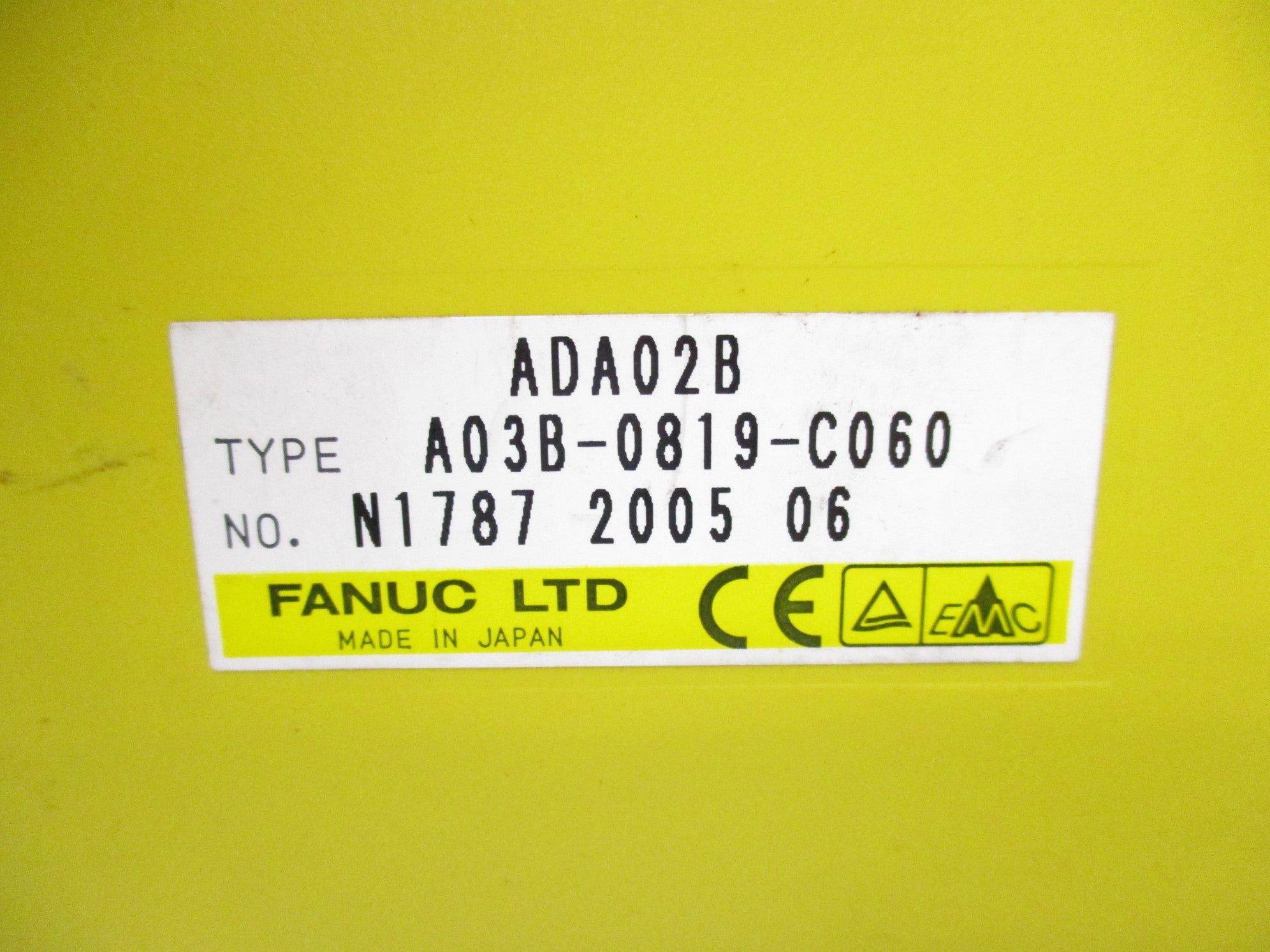 FANUC A03B-0819-C060 UNMP