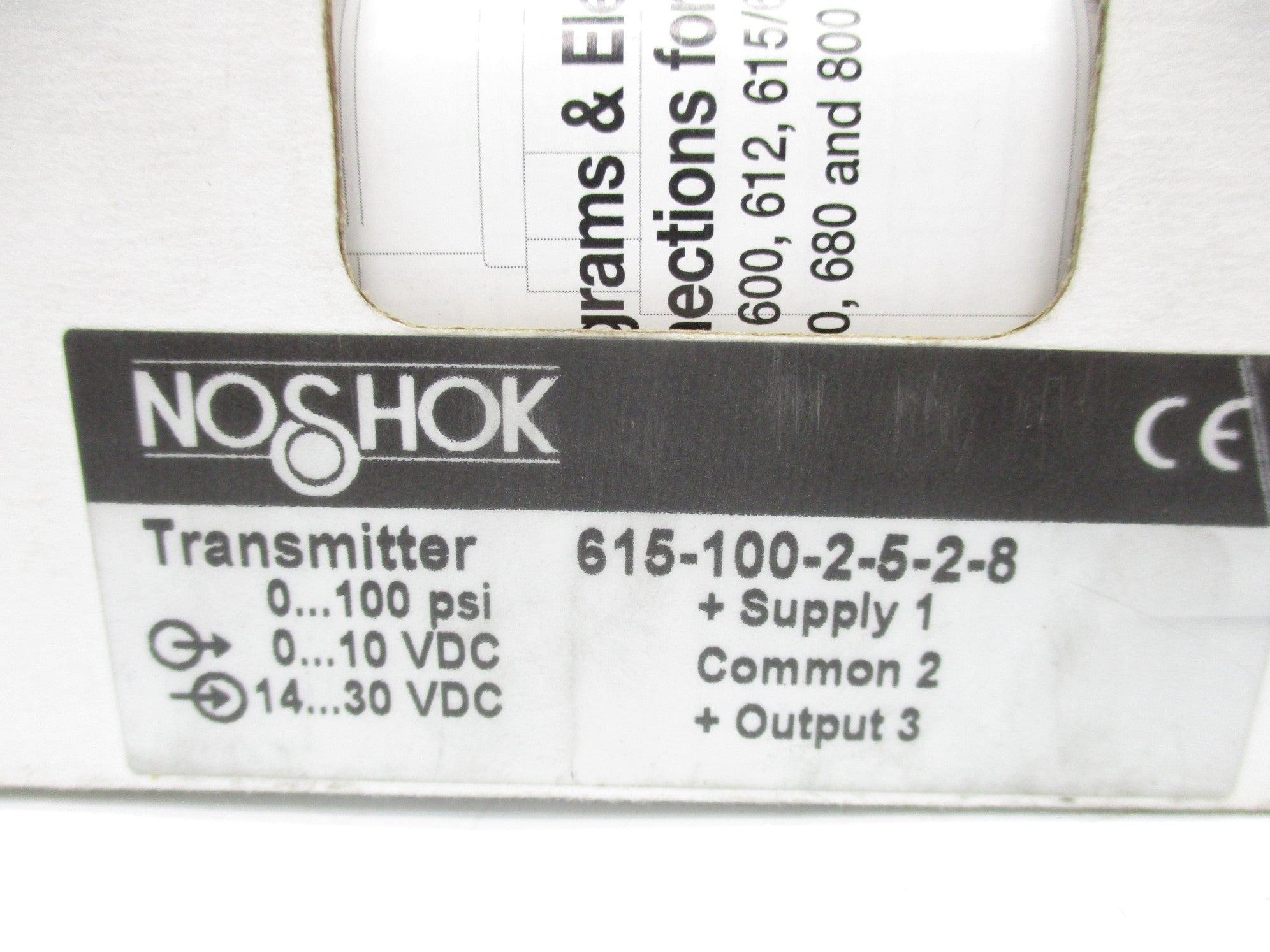 NOSHOK 615-100-2-5-2-8 0-100PSI NSMP