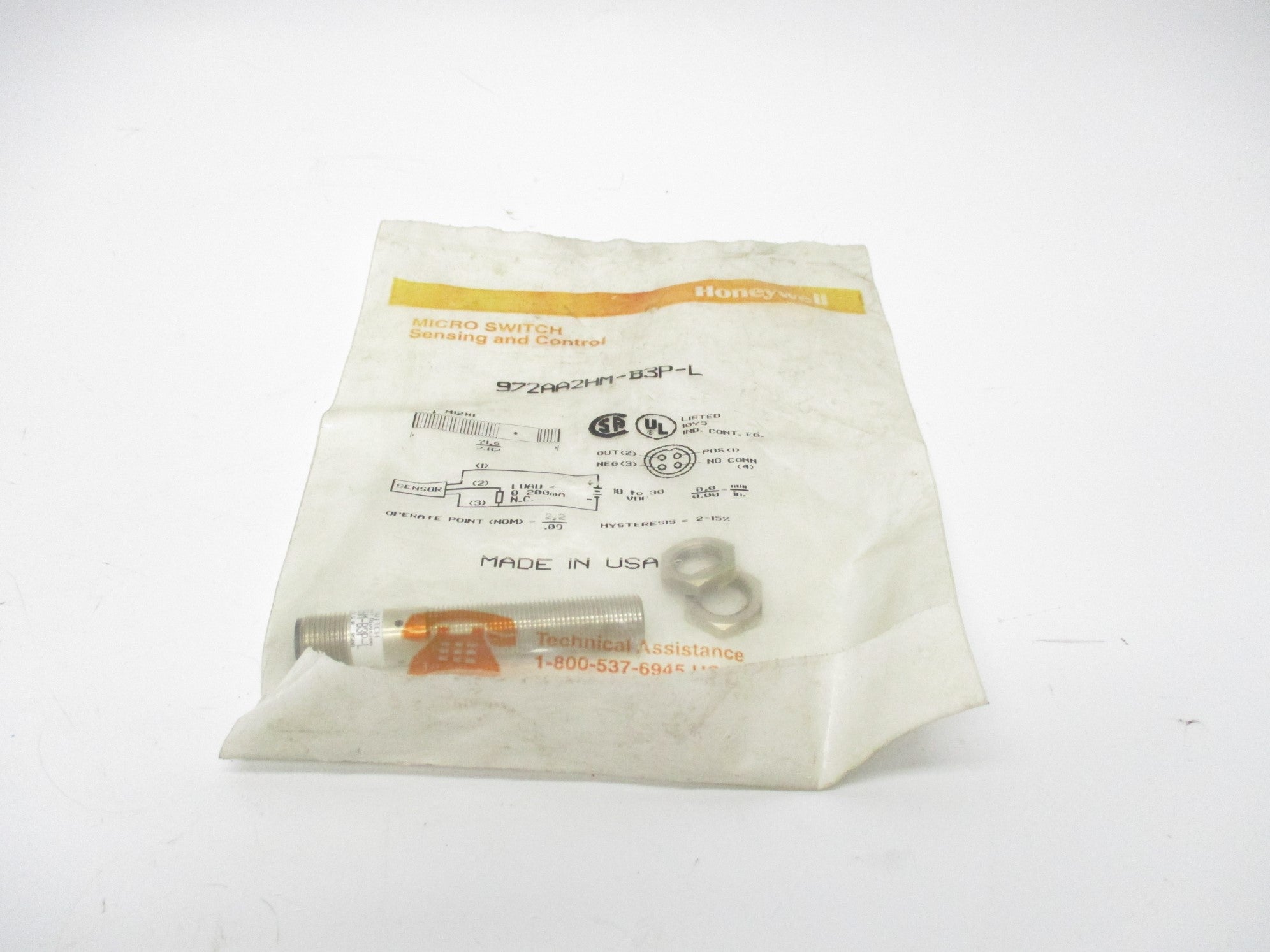 HONEYWELL 972AA2HM-B3P-L NSMP