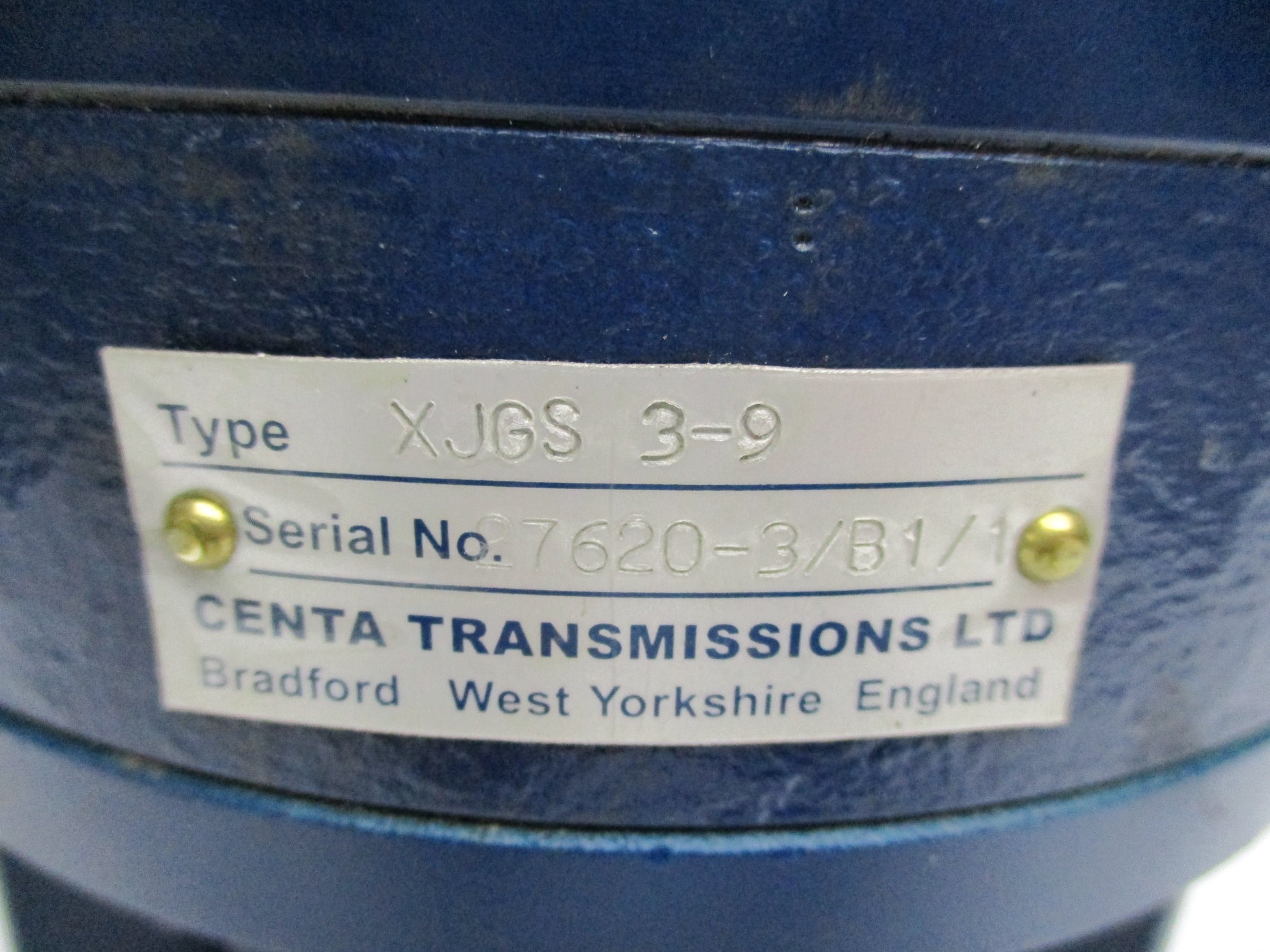 CENTA TRANSMISSIONS XJGS3-9 UNMP