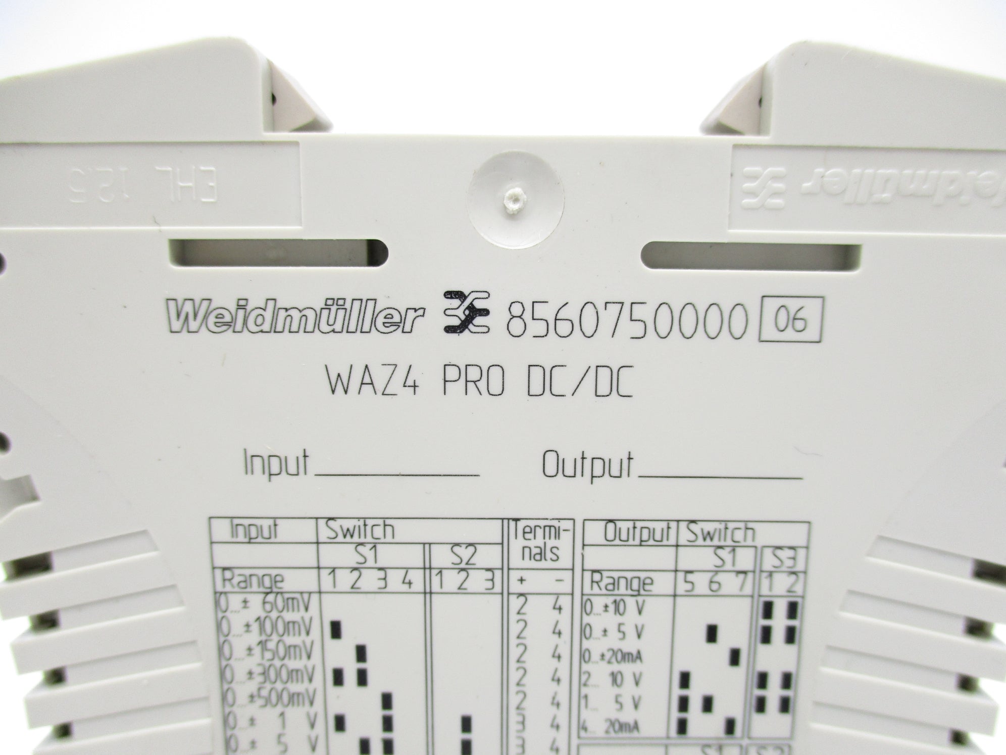 WEIDMULLER WAZ4-PRO-DC/DC 8560750000 NSNP