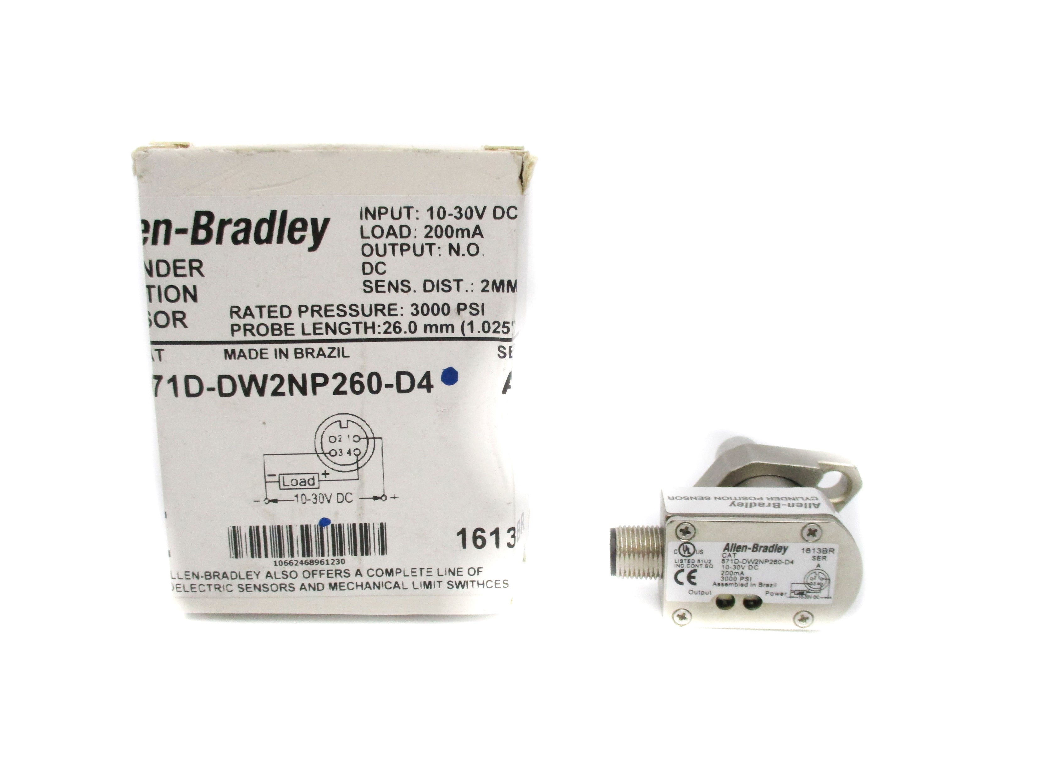 INDUSTRIAL SPARE PART 871D-DW2NP260-D4 SER. A 10-30VDC 3000PSI (WH) NSMP