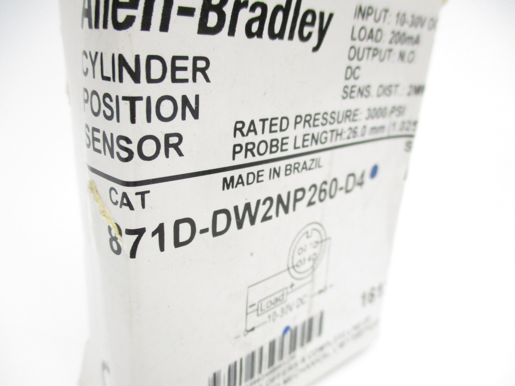 INDUSTRIAL SPARE PART 871D-DW2NP260-D4 SER. A 10-30VDC 3000PSI (WH) NSMP