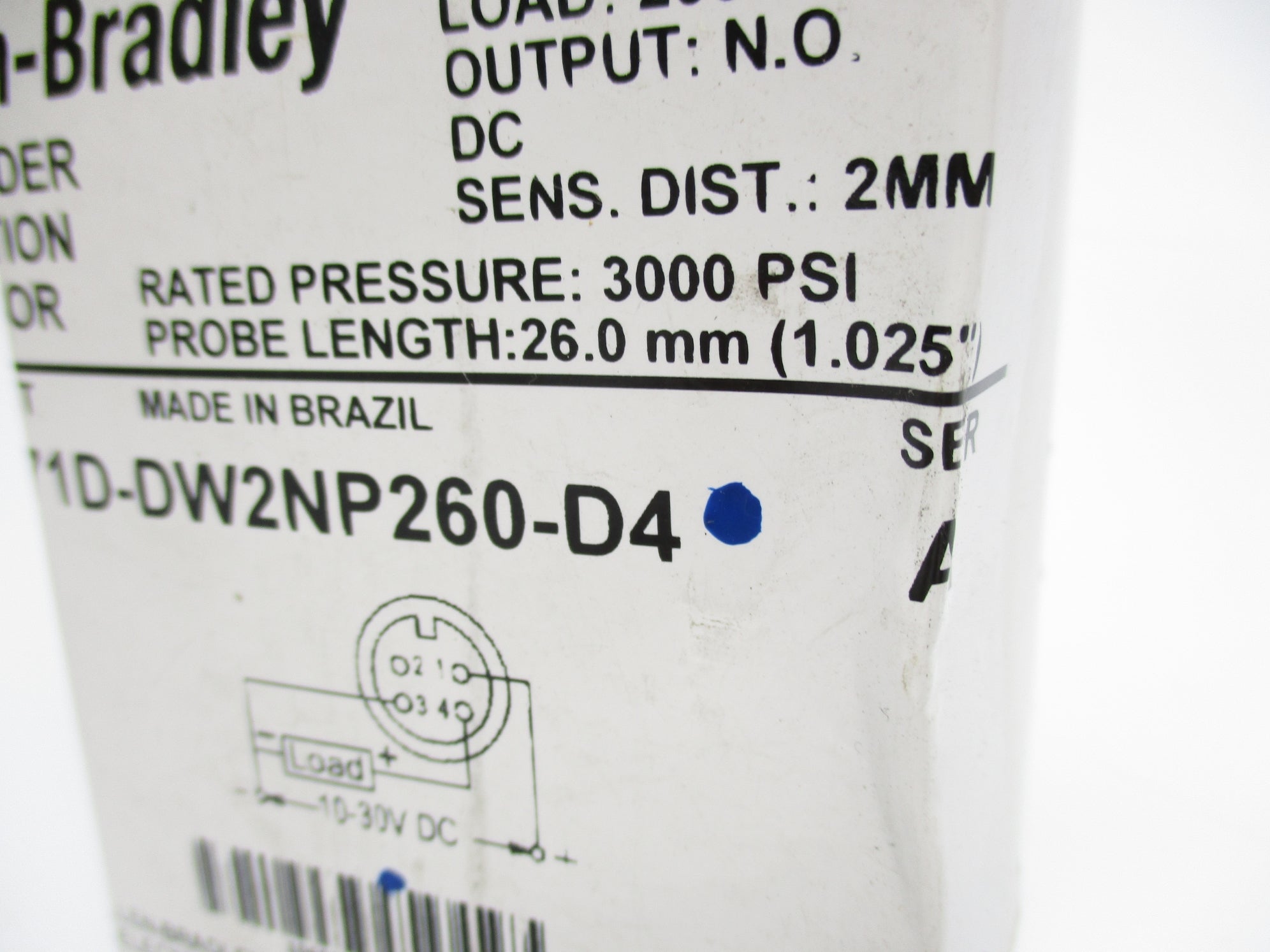 INDUSTRIAL SPARE PART 871D-DW2NP260-D4 SER. A 10-30VDC 3000PSI (WH) NSMP
