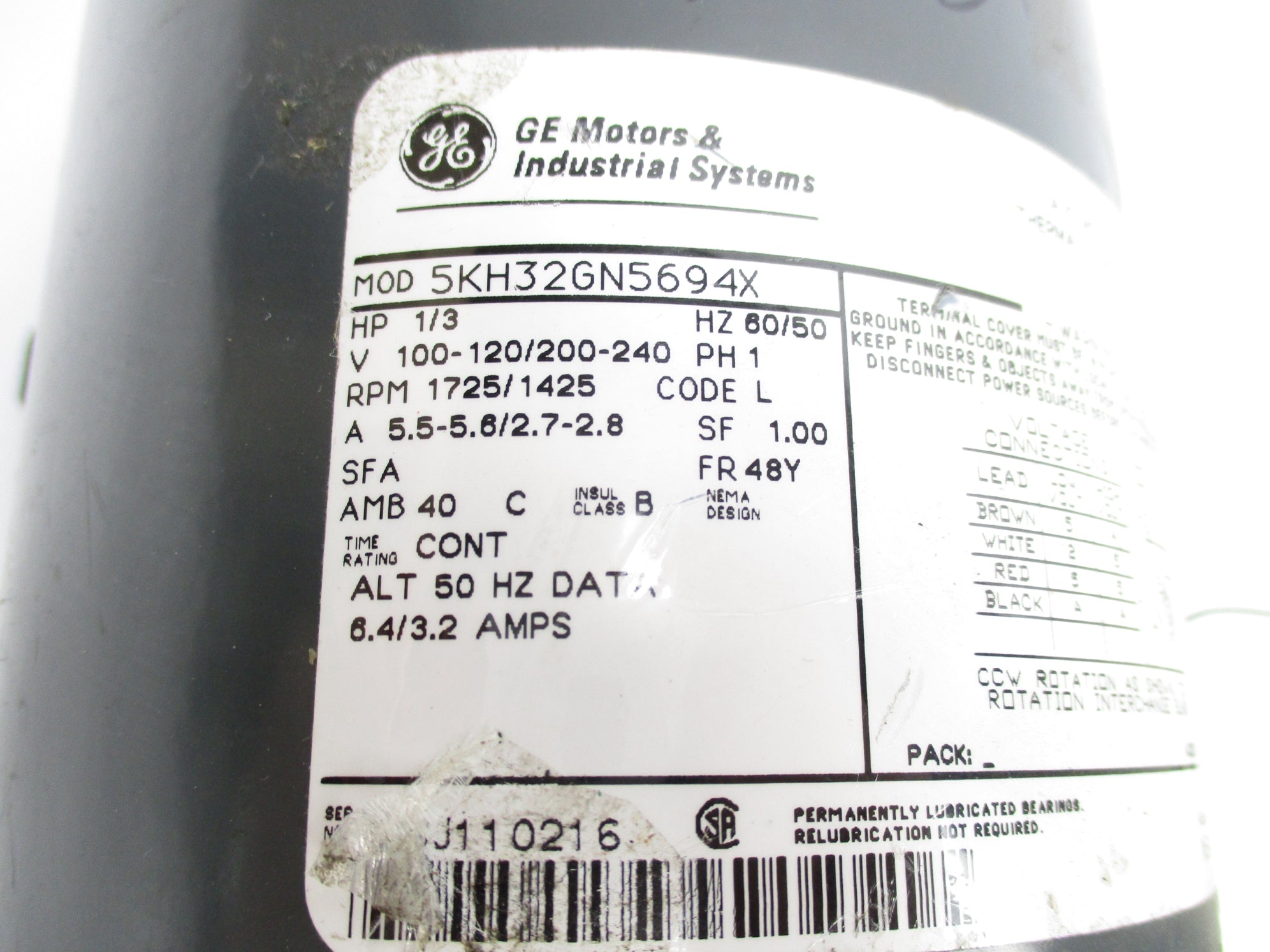 GENERAL ELECTRIC 5KH32GN5694X UNMP
